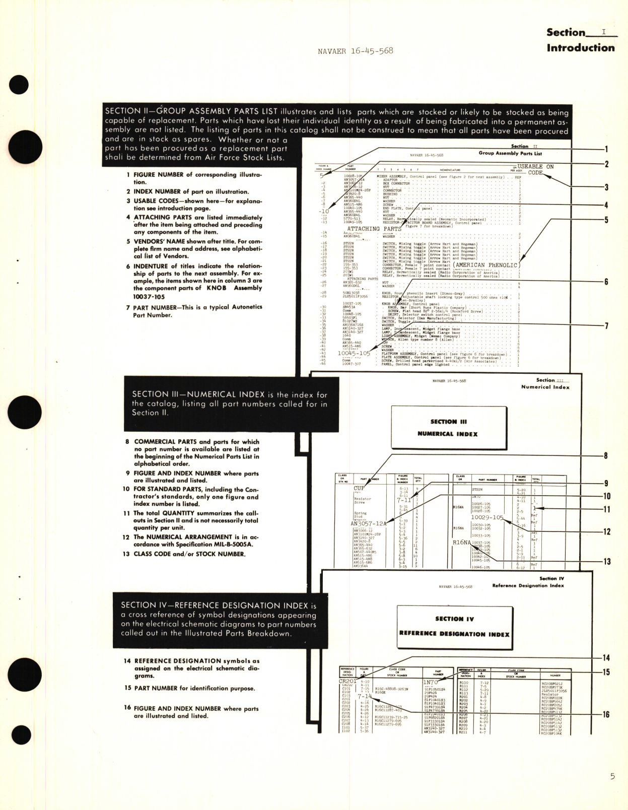 Sample page 7 from AirCorps Library document: Illustrated Parts Breakdown for Intercommunication System Control Panels Navel Model T-28B Aircraft P/N 10027-105 Navy Model T-28C Aircraft P/N 60001-105