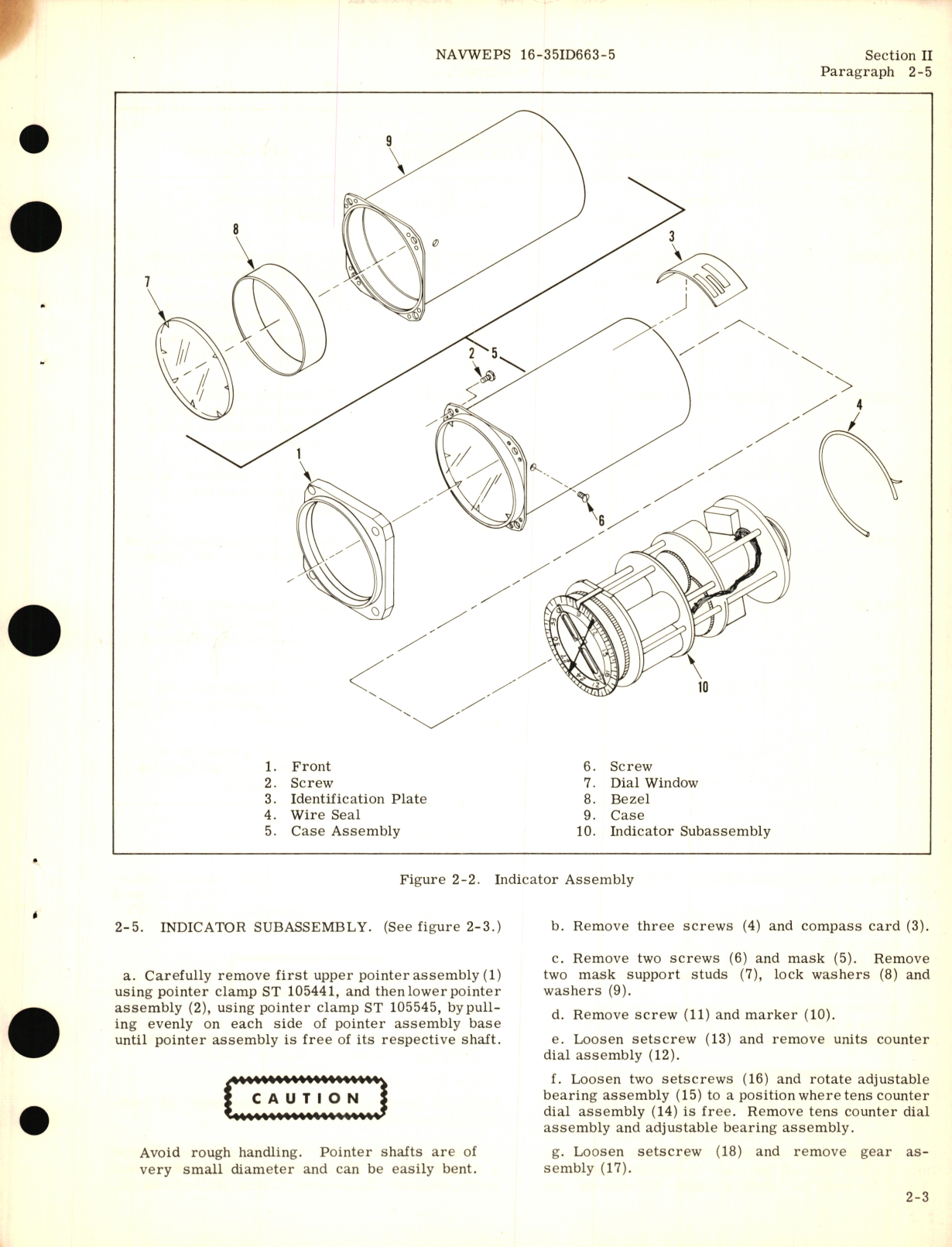 Sample page 9 from AirCorps Library document: Overhaul Instructions for Bearing - Distance - Heading Indicator Part No. 182774 and 196716 