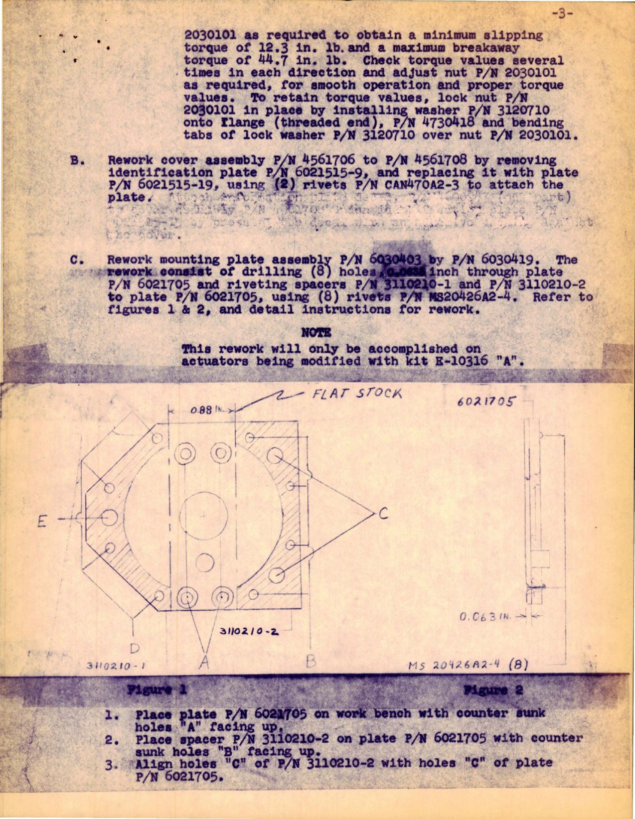 Sample page 5 from AirCorps Library document: Modification of A.A.C. Rotary Actuator RD12-2-3 to RD12-4-4 