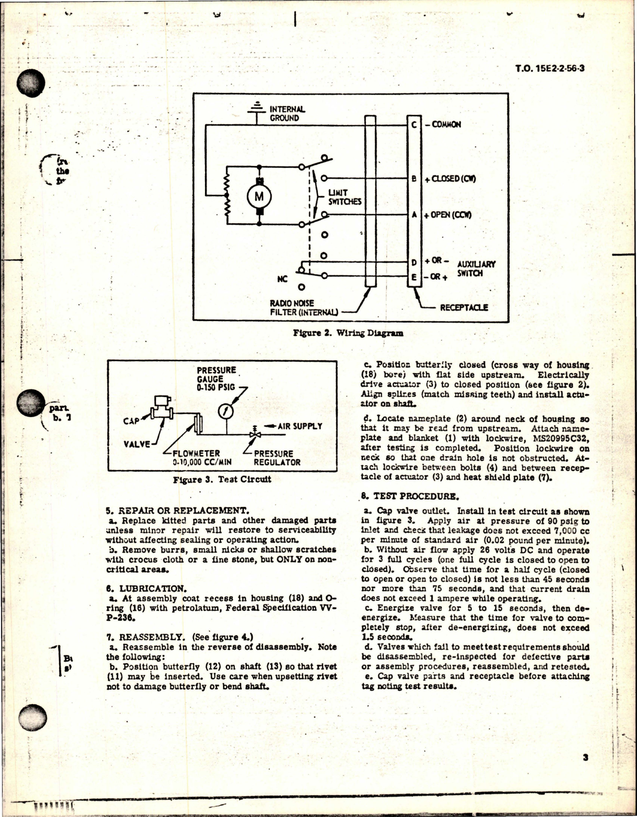 Sample page 5 from AirCorps Library document: Overhaul with Parts Breakdown for Modulating Hot Air Valve - Part 67-2790-001 