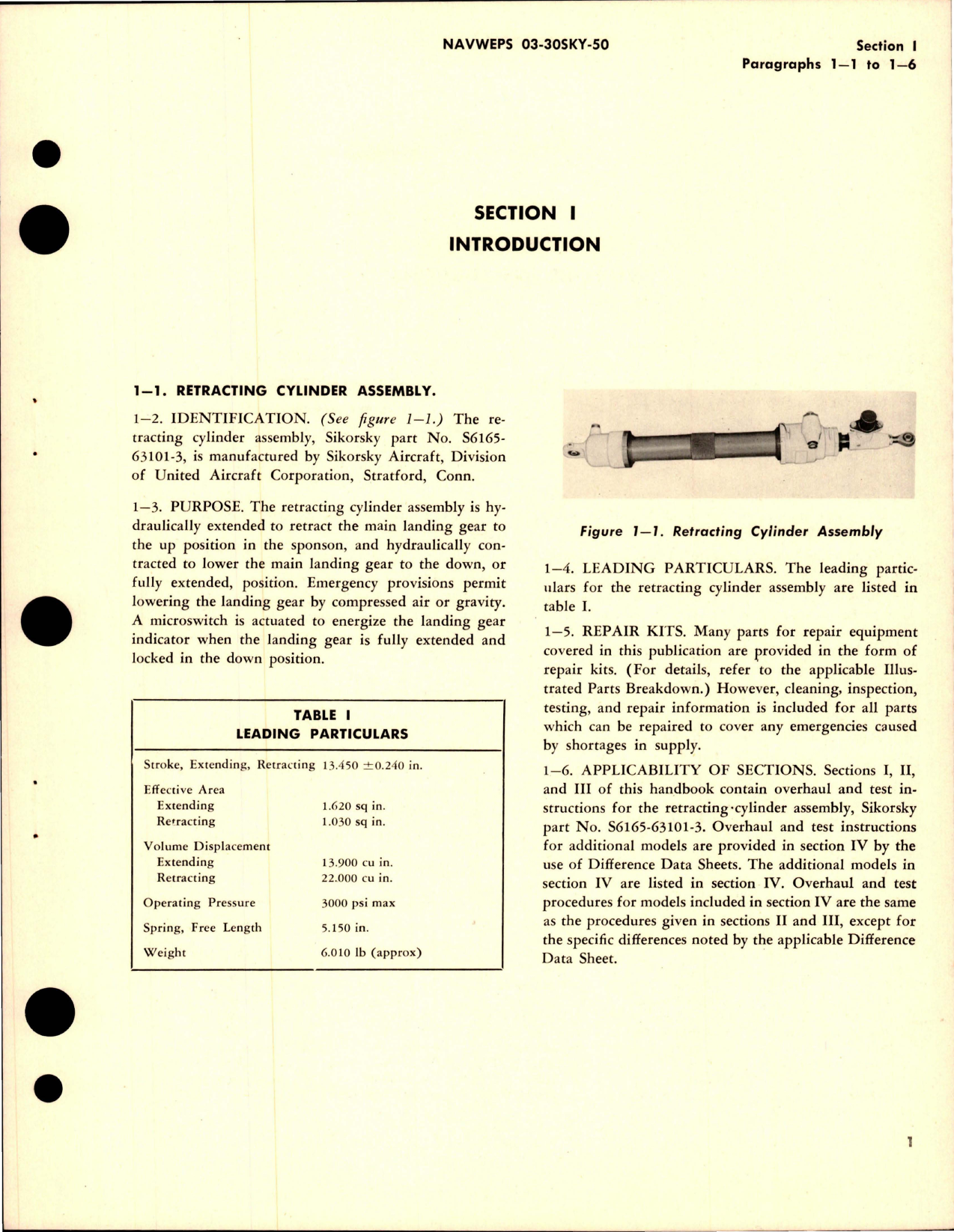 Sample page 5 from AirCorps Library document: Overhaul Instructions for Retracting Cylinder Assembly - Parts S6165-63101-3 and S6165-63101-4 