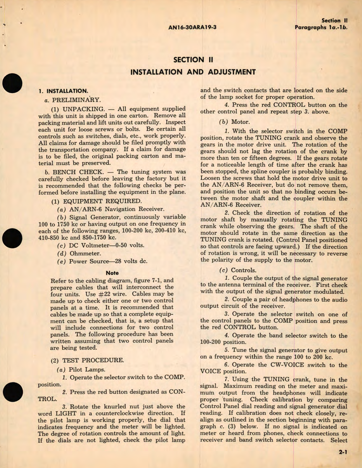 Sample page 7 from AirCorps Library document: Maintenance Instructions for Remote Tuning Group AN ARA-19