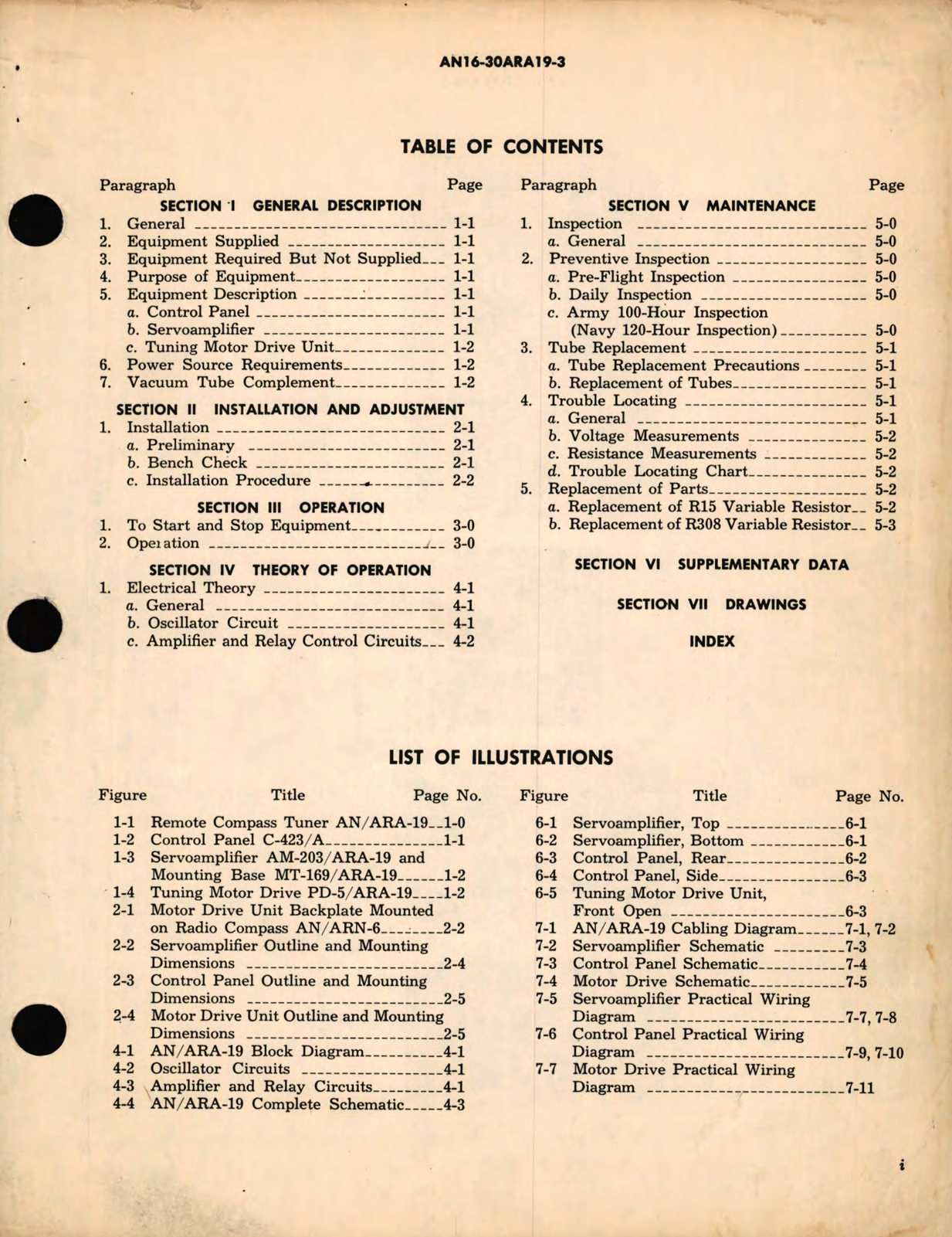 Sample page 5 from AirCorps Library document: Maintenance Instructions for Remote Tuning Group AN/ARA-19