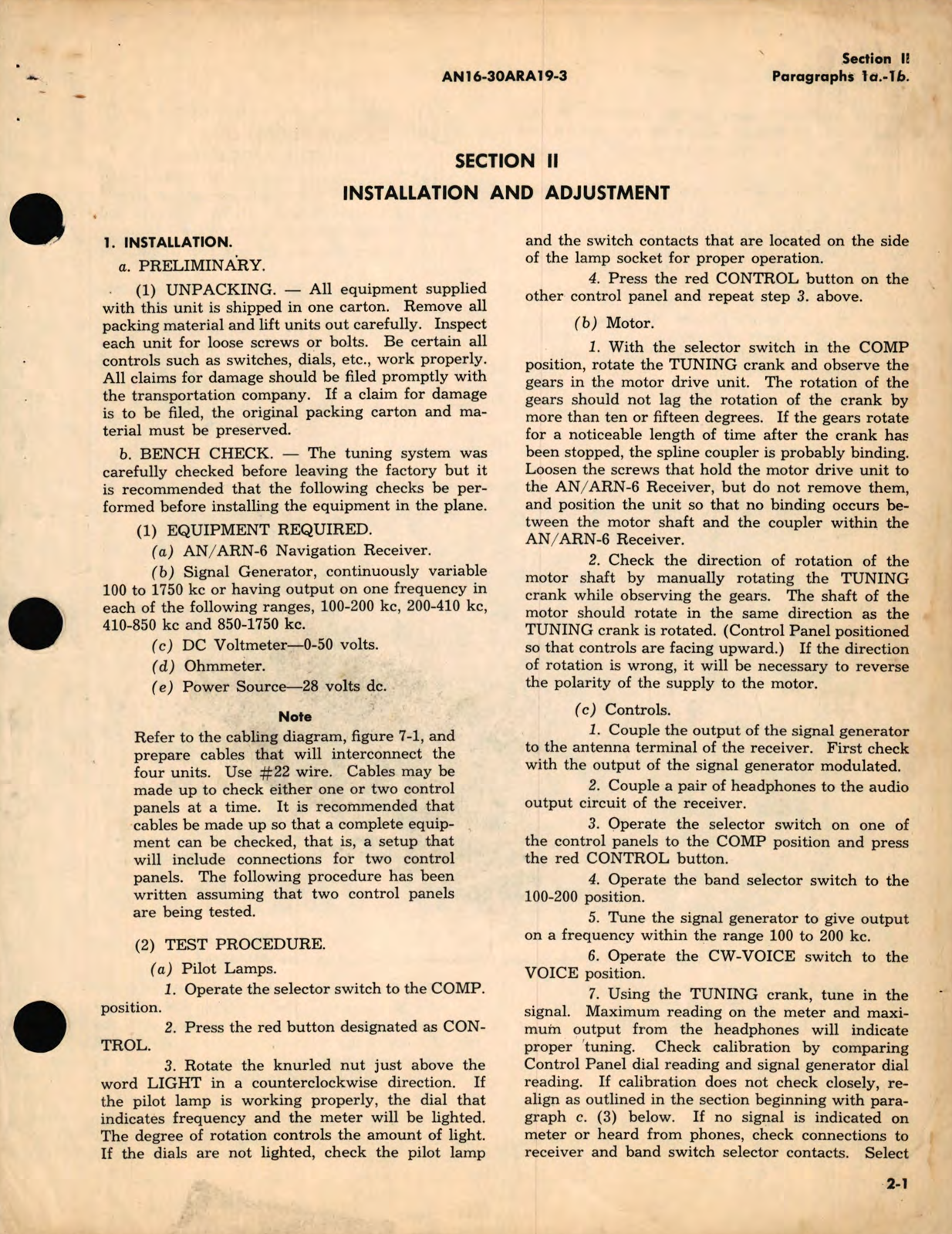 Sample page 7 from AirCorps Library document: Maintenance Instructions for Remote Tuning Group AN/ARA-19