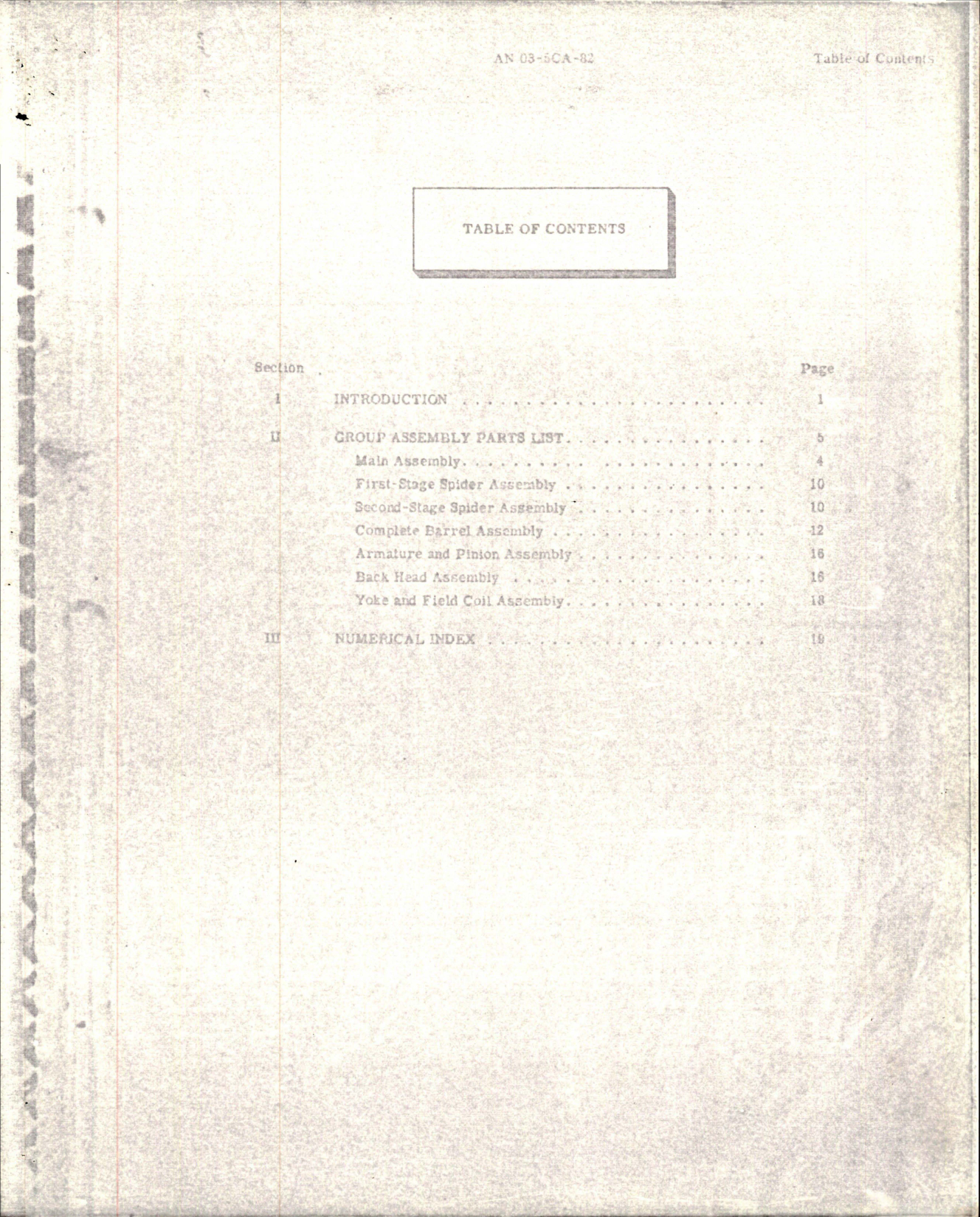 Sample page 5 from AirCorps Library document: Illustrated Parts Breakdown for Direct Cranking Electric Starters - Part 1416 