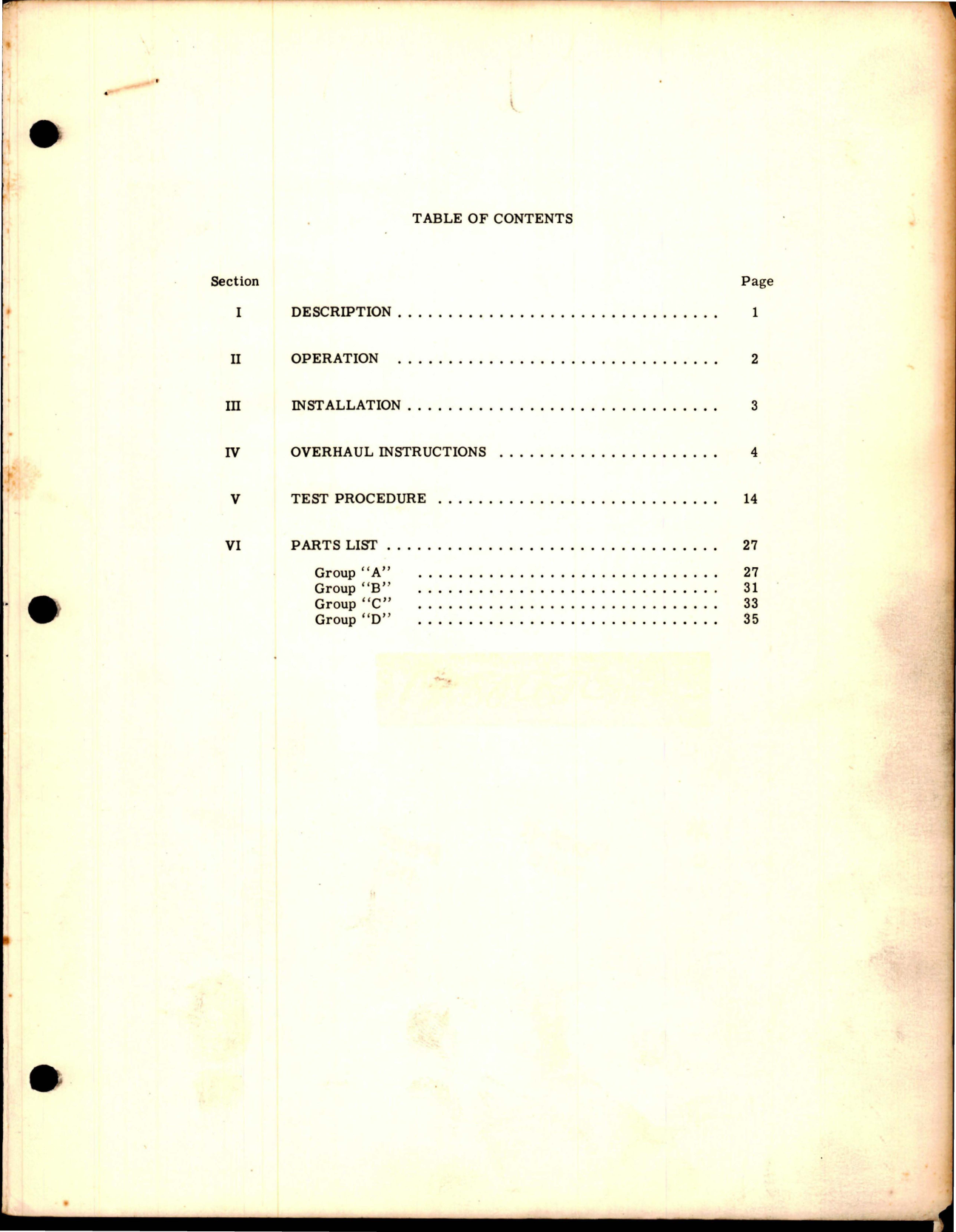 Sample page 1 from AirCorps Library document: Overhaul Instructions for Engine Driven Fuel Pumps