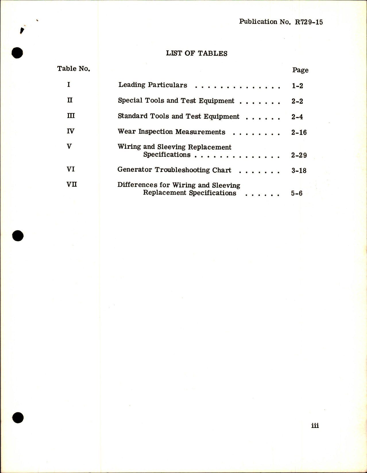 Sample page 5 from AirCorps Library document: Maintenance Instructions with Parts for AC Generator - Type 28B135-29-A, 28B135-76-A