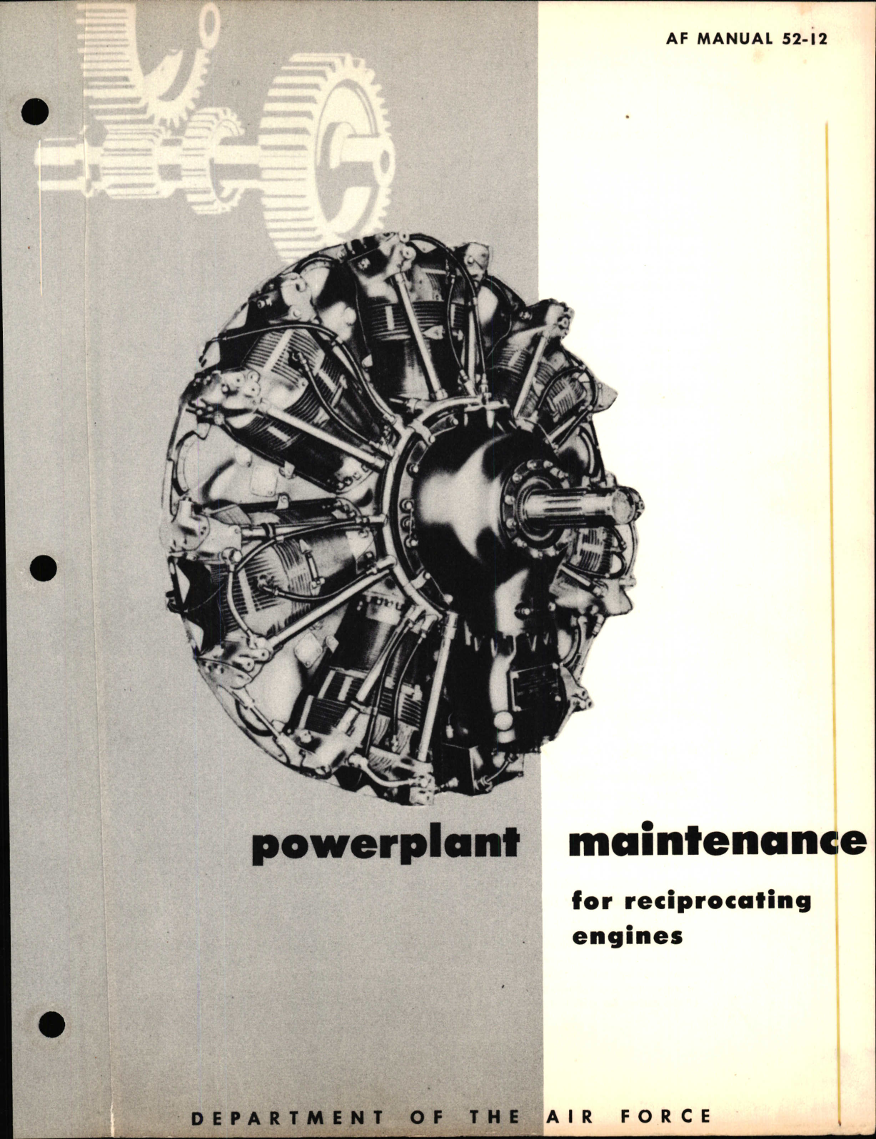 Sample page 1 from AirCorps Library document: Powerplant Maintenance for Reciprocating Engines