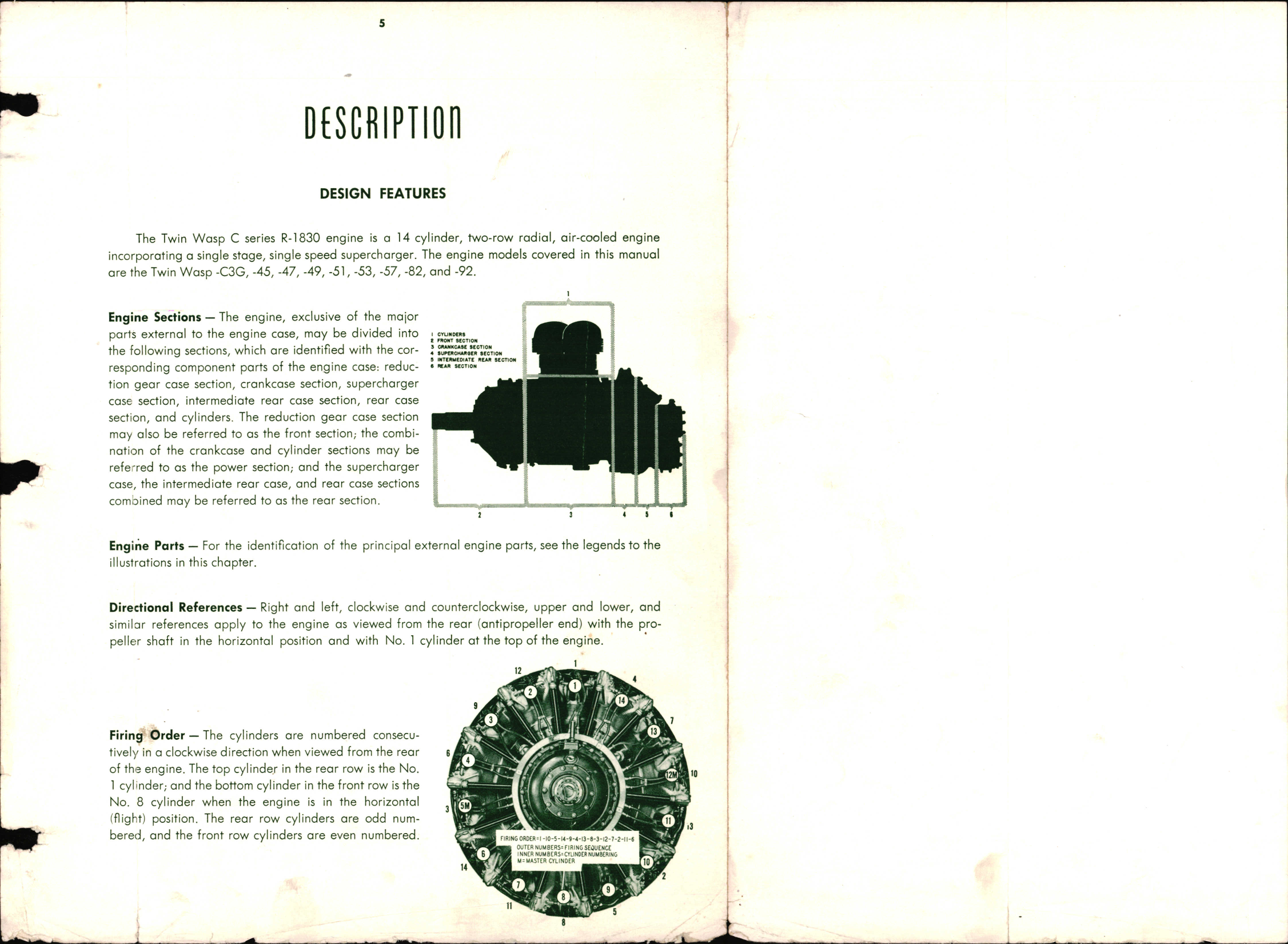 Sample page 7 from AirCorps Library document: Overhaul Manual for Twin Wasp R-1830 C Series Engines