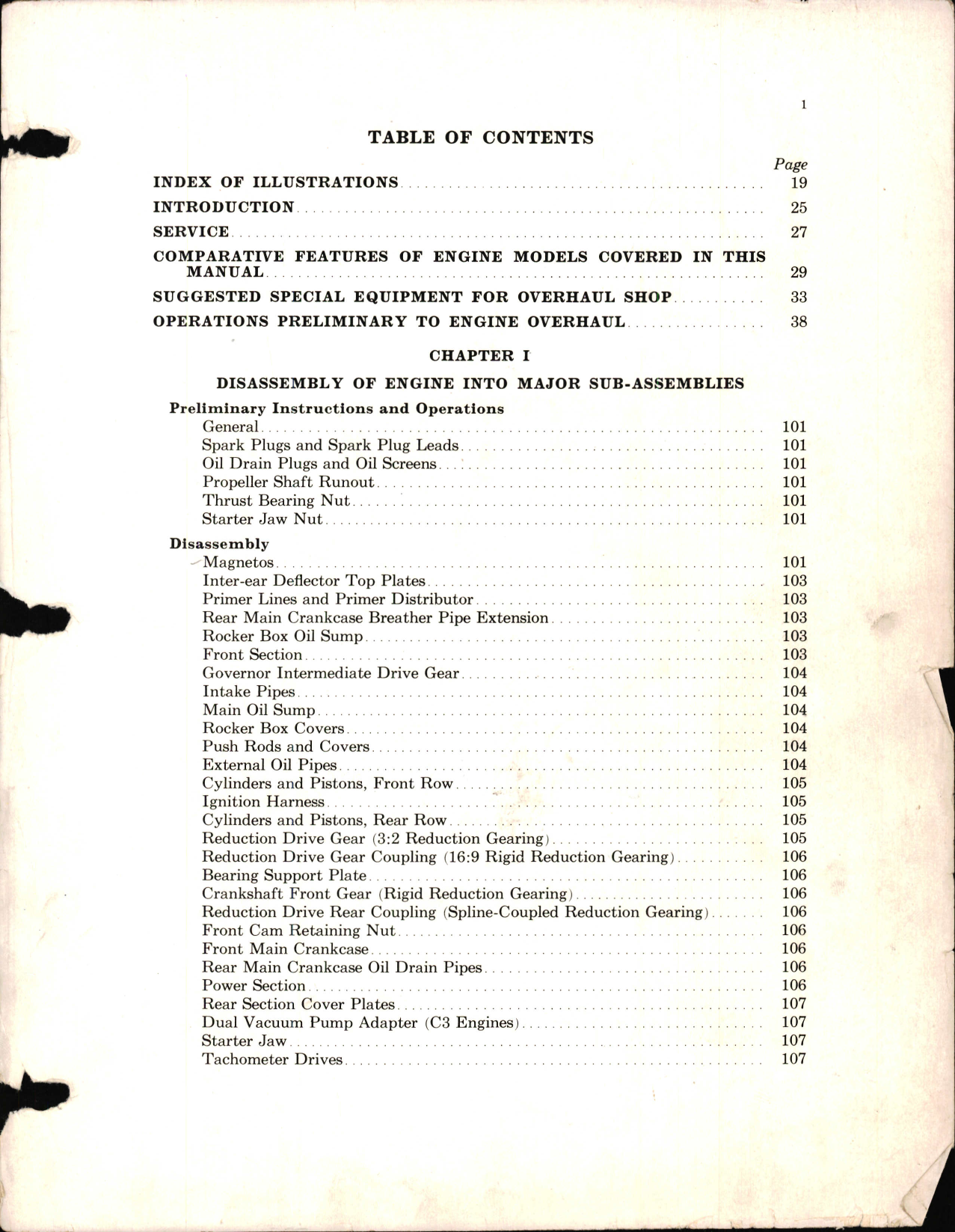 Sample page 1 from AirCorps Library document: Overhaul Manual for Twin Wasp R-1830 C Series