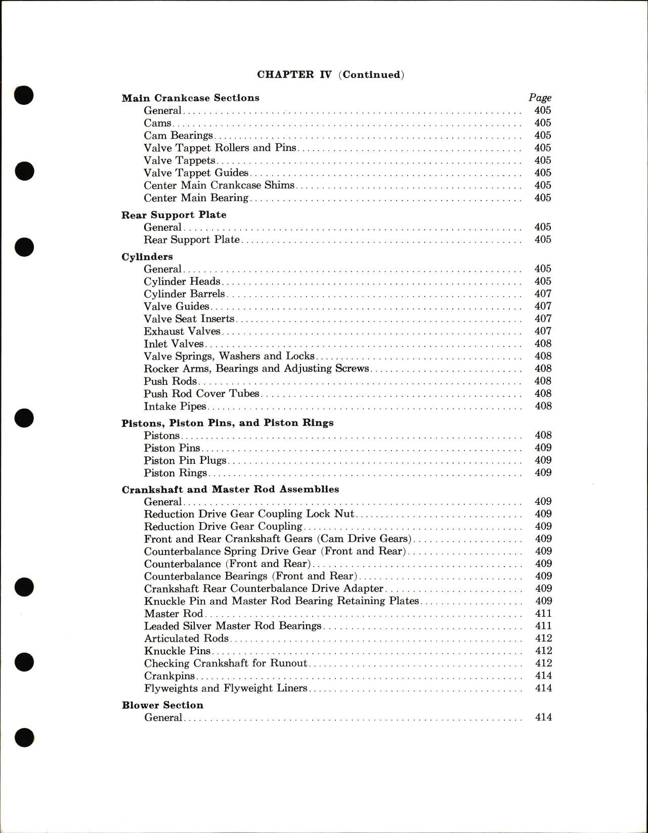 Sample page 7 from AirCorps Library document: Overhaul Manual for Double Wasp A and B Series Engines