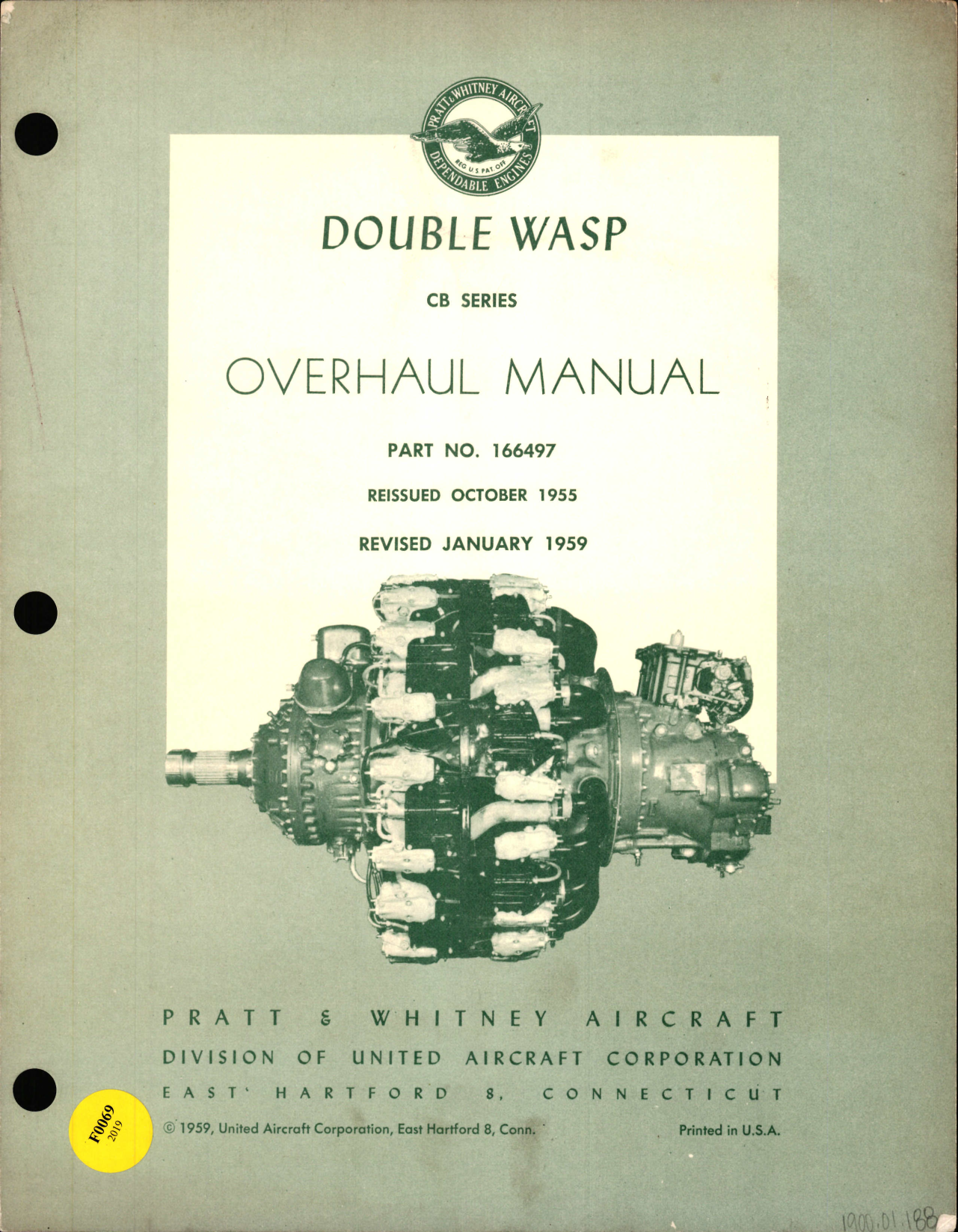 Sample page 1 from AirCorps Library document: Overhaul Manual for Double Wasp CB Series