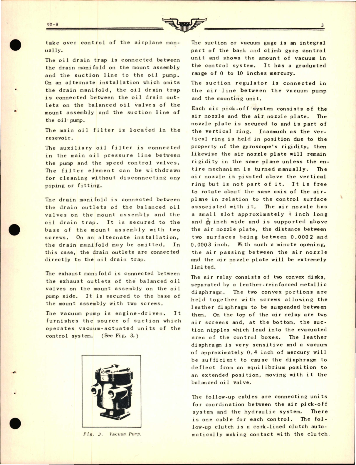 Sample page 5 from AirCorps Library document: Automatic Pilot Hydraulics and Small Tools - Instrument Repair Department