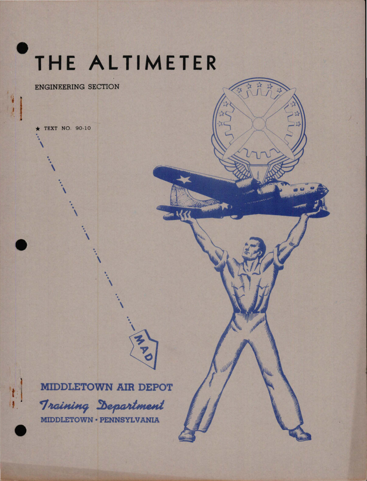 Sample page 1 from AirCorps Library document: Altimeter - Engineering Section 