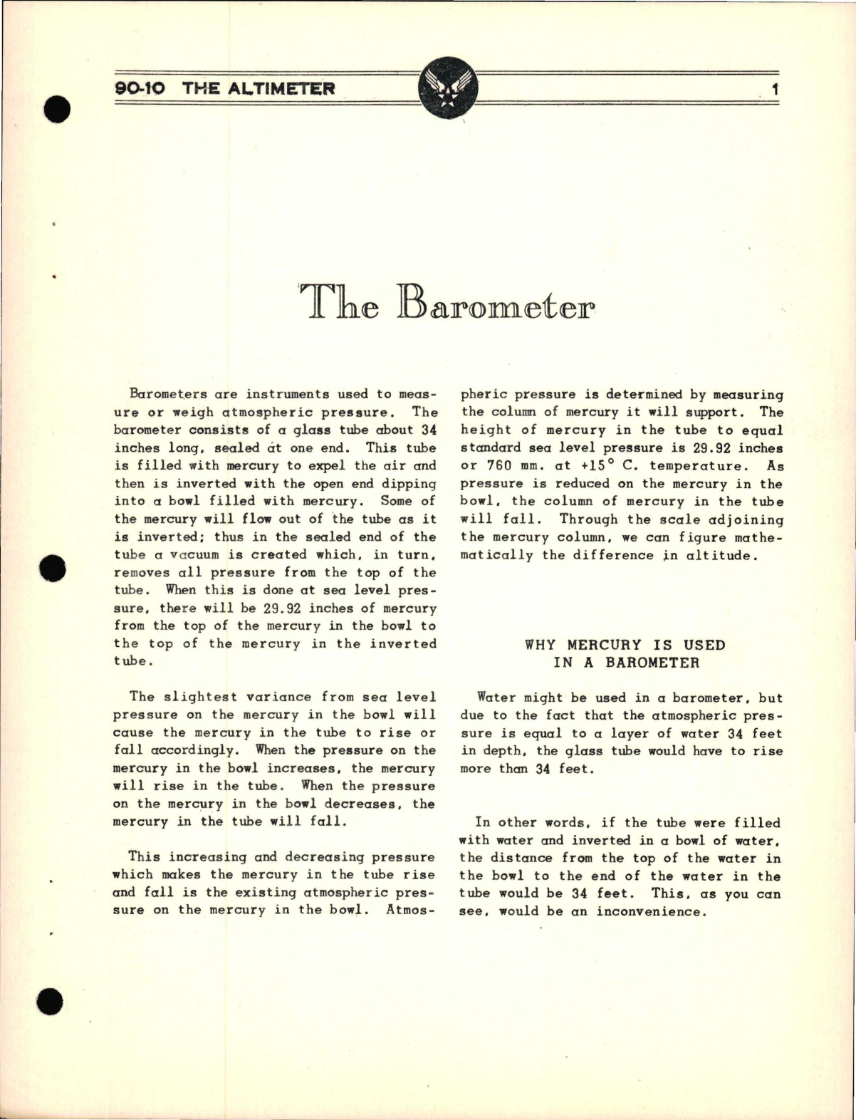 Sample page 5 from AirCorps Library document: Altimeter - Engineering Section 