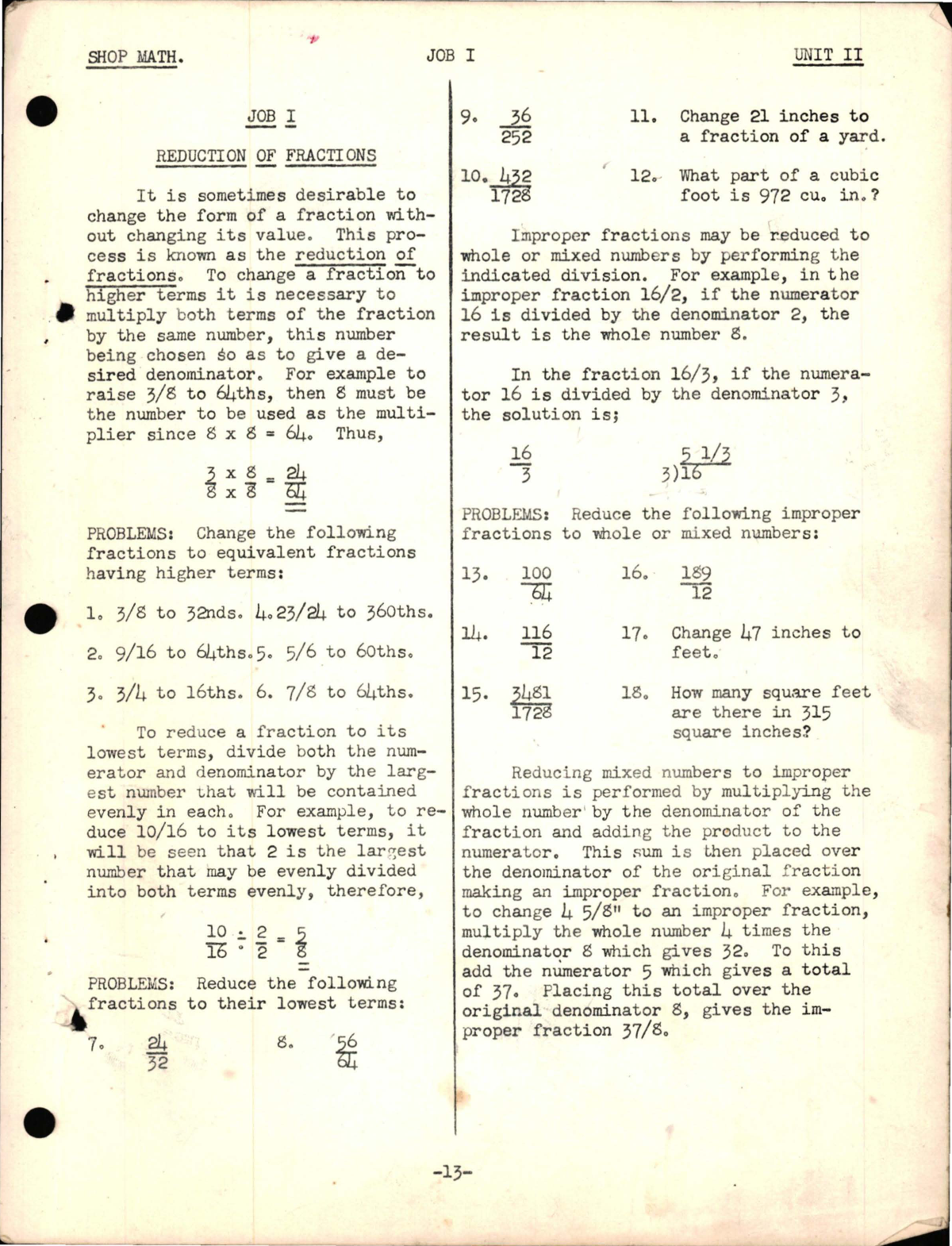 Sample page 5 from AirCorps Library document: Practical Shop Mathematics for Aviation Mechanics Unit II