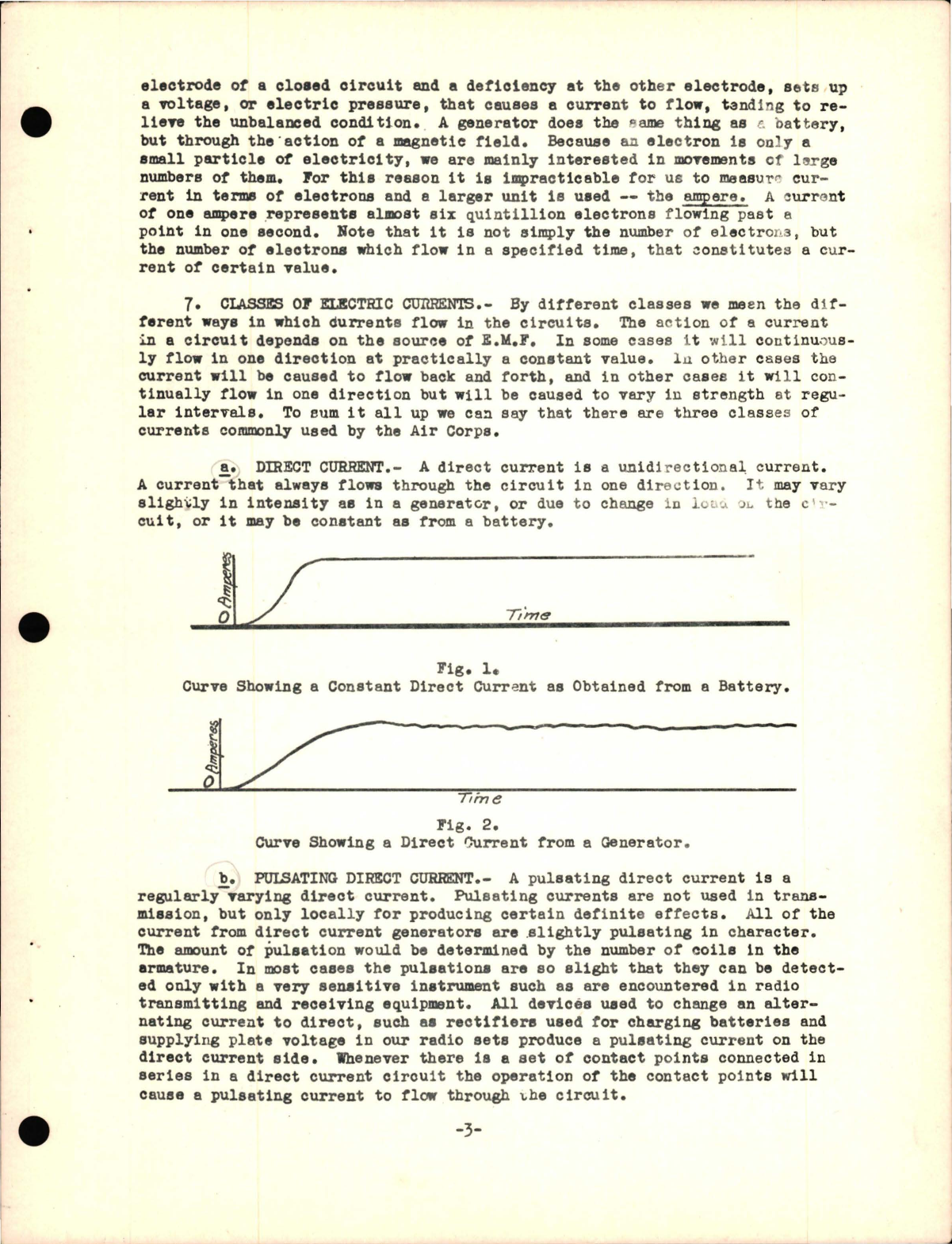 Sample page 5 from AirCorps Library document: Elements of Electricity for Fundamental Principles - Lesson I