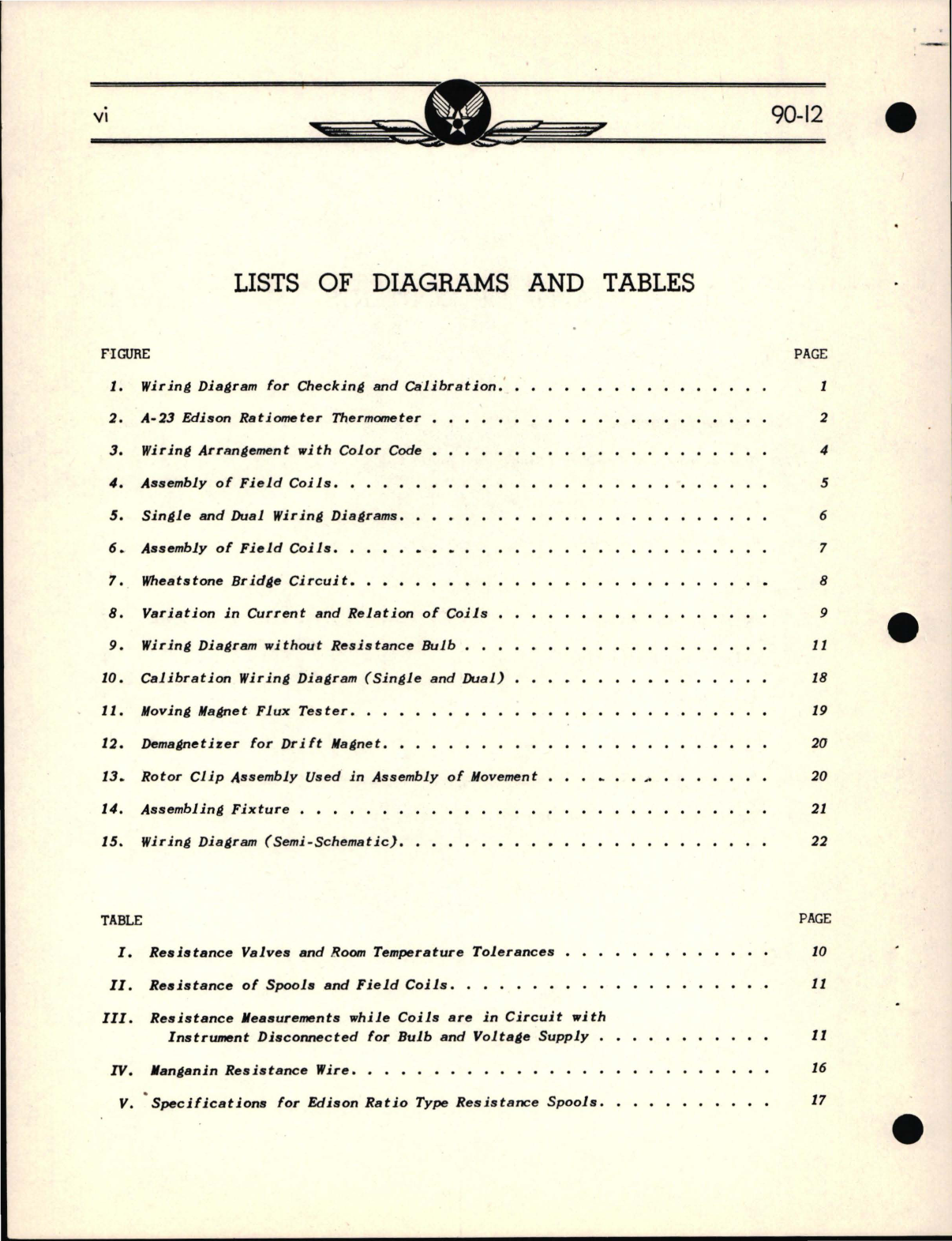 Sample page 6 from AirCorps Library document: Edison Ratiometer Thermometer Indicator Engineering Section