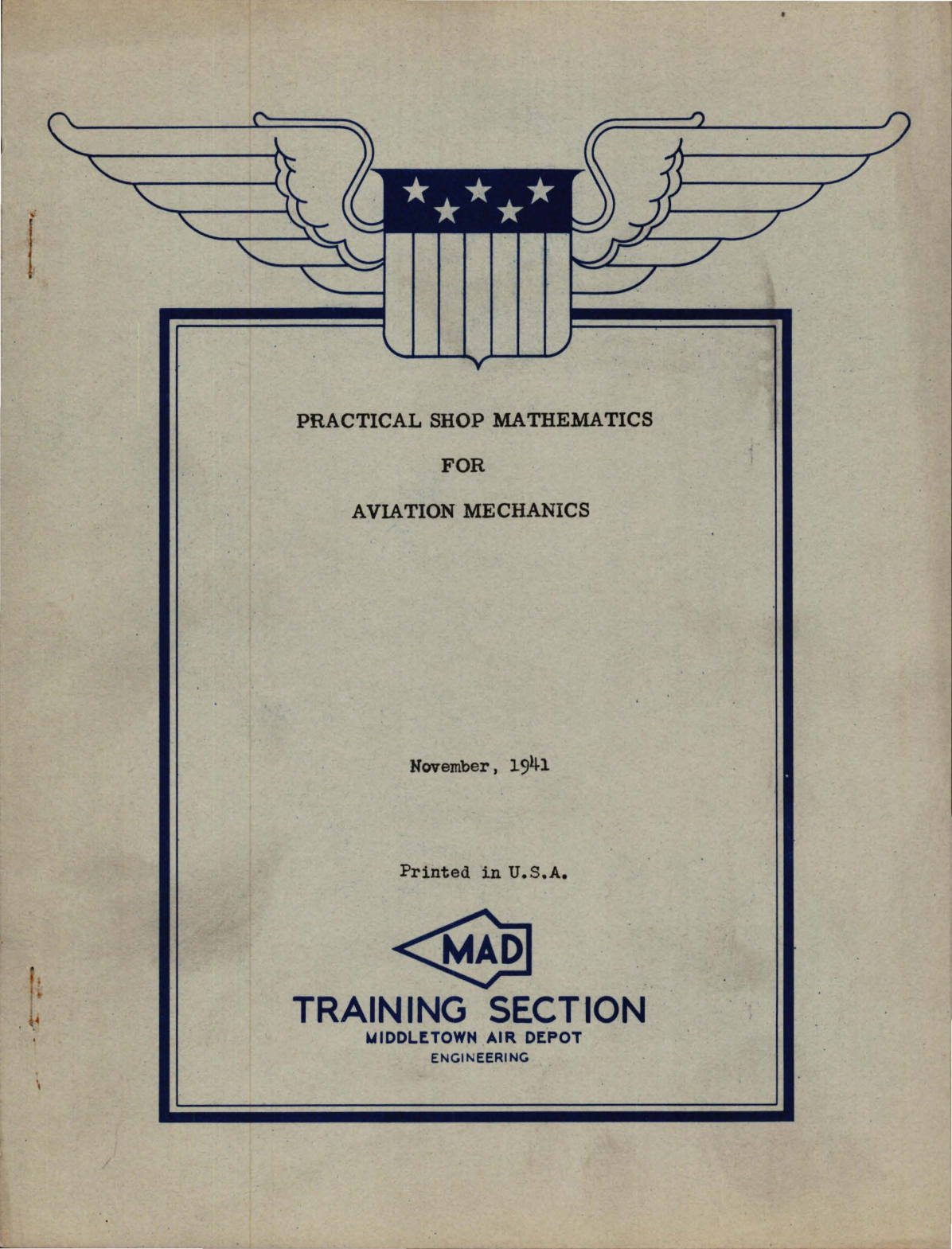 Sample page 1 from AirCorps Library document: Practical Shop Mathematics for Aviation Mechanics 