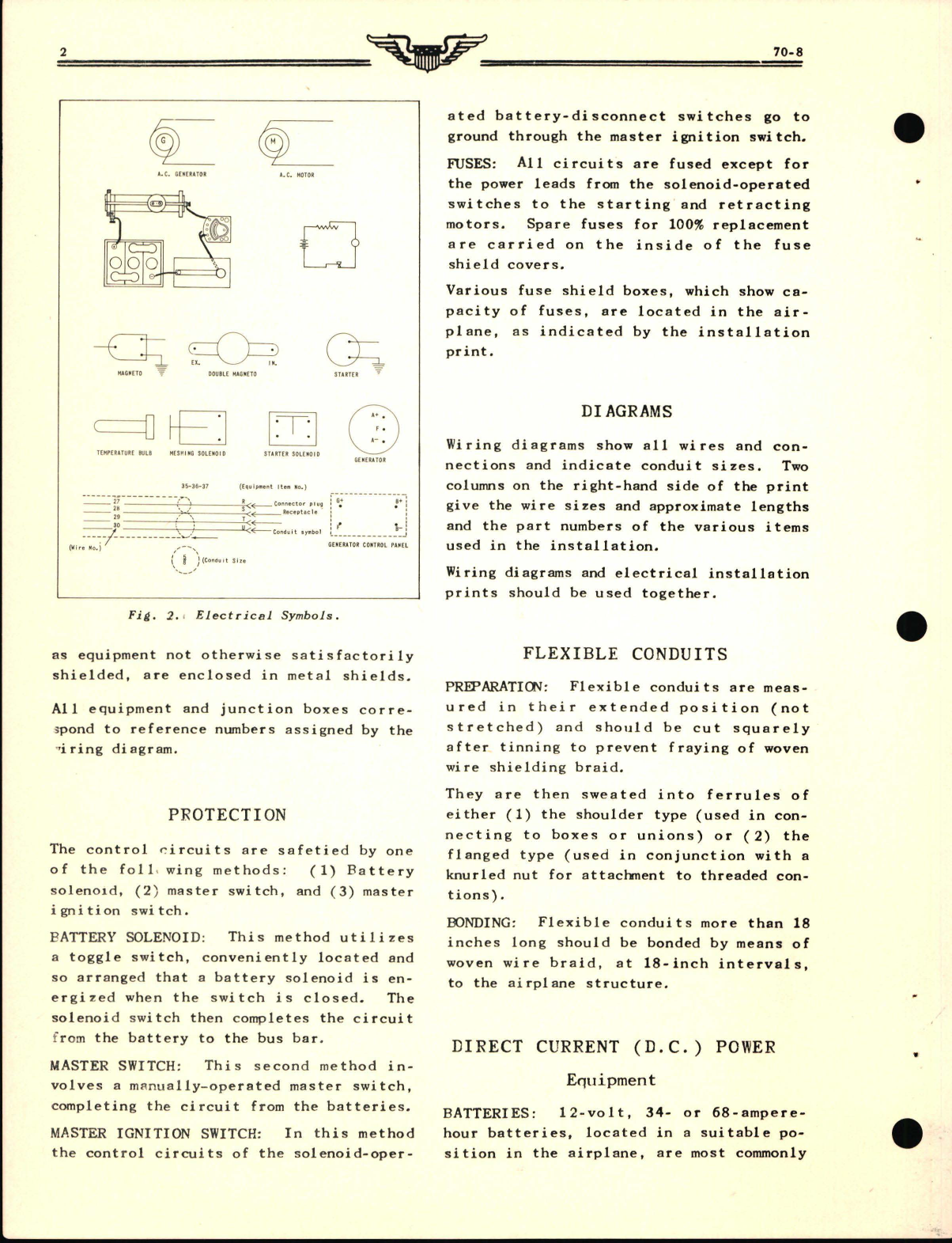 Sample page 6 from AirCorps Library document: Airplane Electrical System 