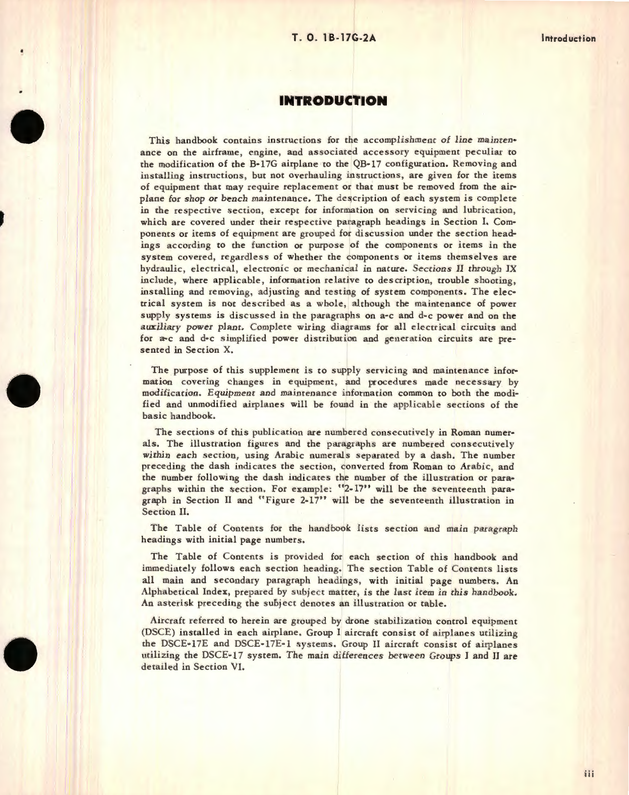 Sample page 5 from AirCorps Library document: 1B-17G-2A, Supplement, Maintenance Instructions for USAF Model QB-17 Aircraft