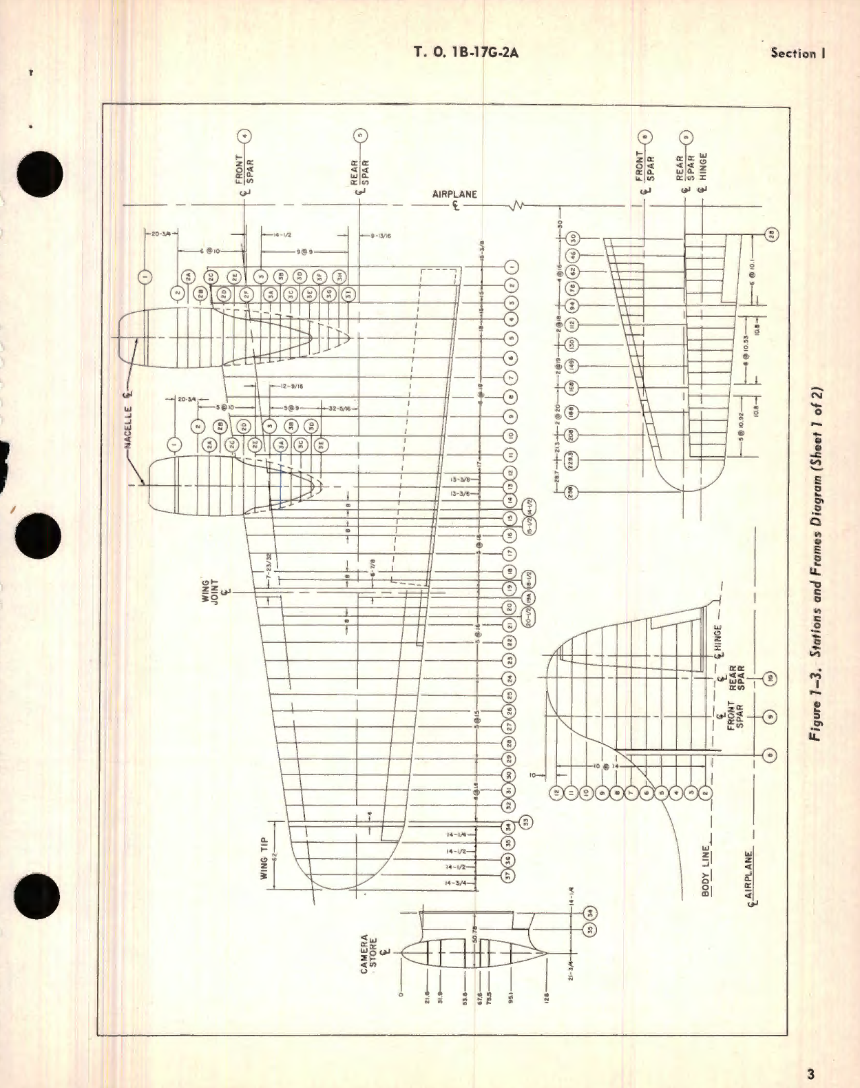 Sample page 9 from AirCorps Library document: 1B-17G-2A, Supplement, Maintenance Instructions for USAF Model QB-17 Aircraft