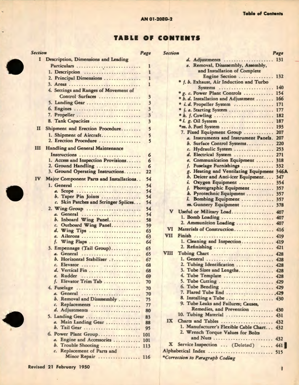 Sample page 5 from AirCorps Library document: Maintenance Instructions for USAF Series B-17G Aircraft