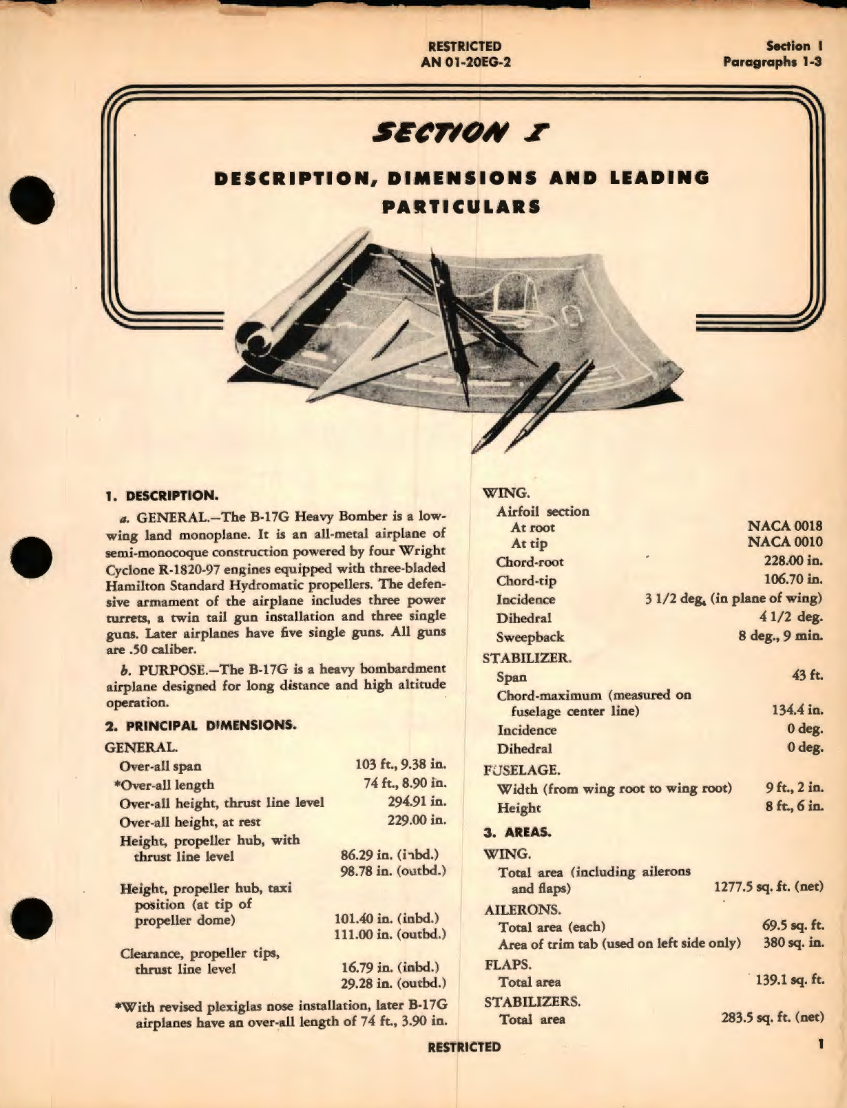 Sample page 7 from AirCorps Library document: Maintenance Instructions for USAF Series B-17G Aircraft