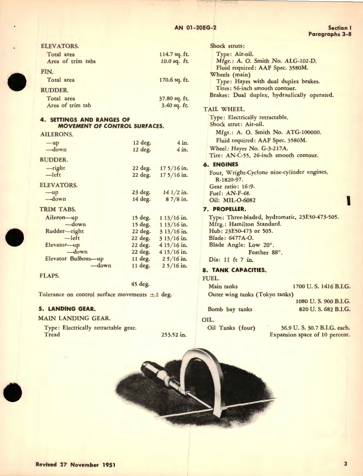 Sample page 9 from AirCorps Library document: Maintenance Instructions for USAF Series B-17G Aircraft