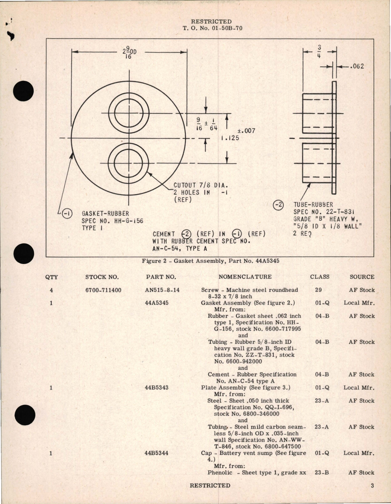 Sample page 3 from AirCorps Library document: Vultee - Installation of An Improved Battery Sump and Venting System - BT-13, BT-13A, and BT-15