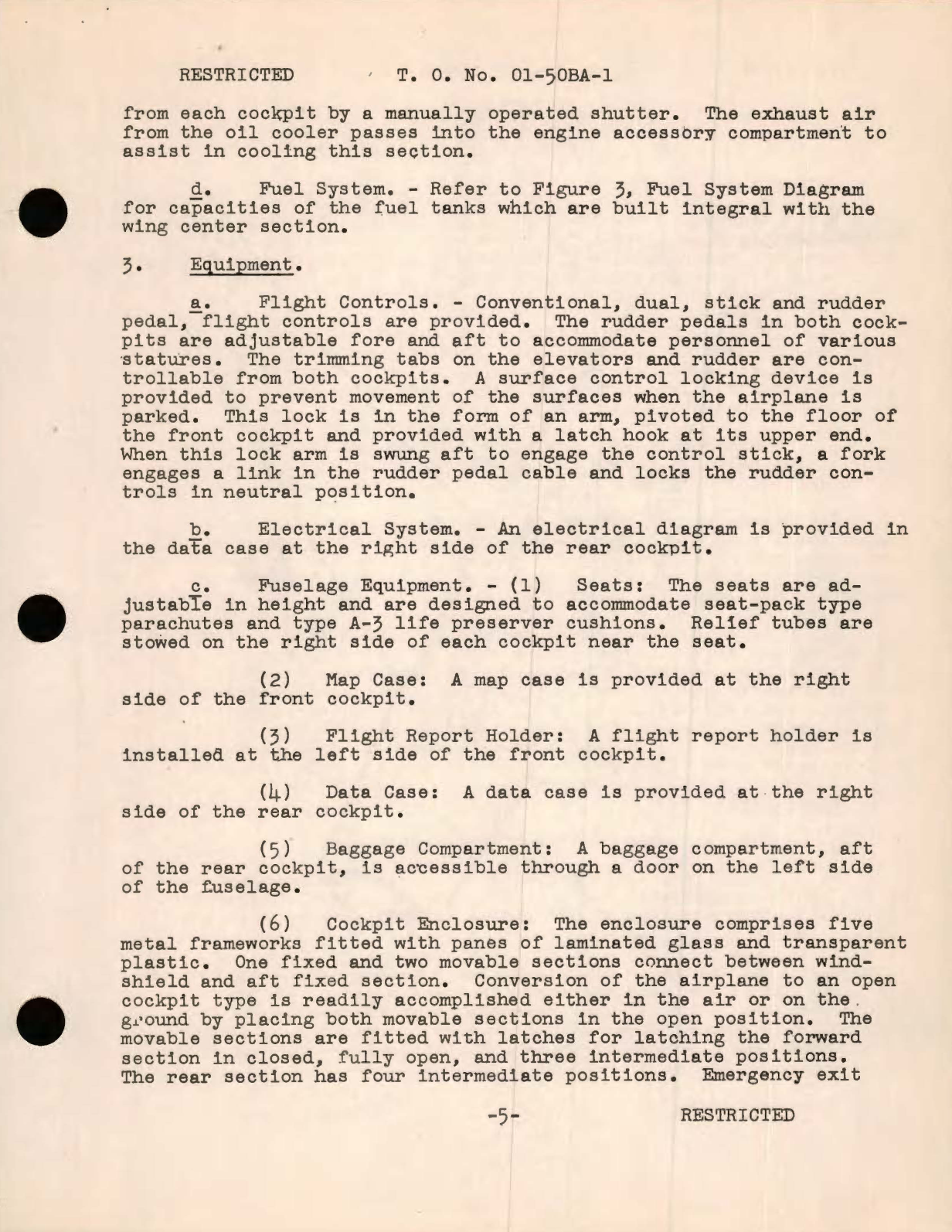 Sample page 7 from AirCorps Library document: Pilot's Flight Operating Instructions for Army Model BT-13 Airplane