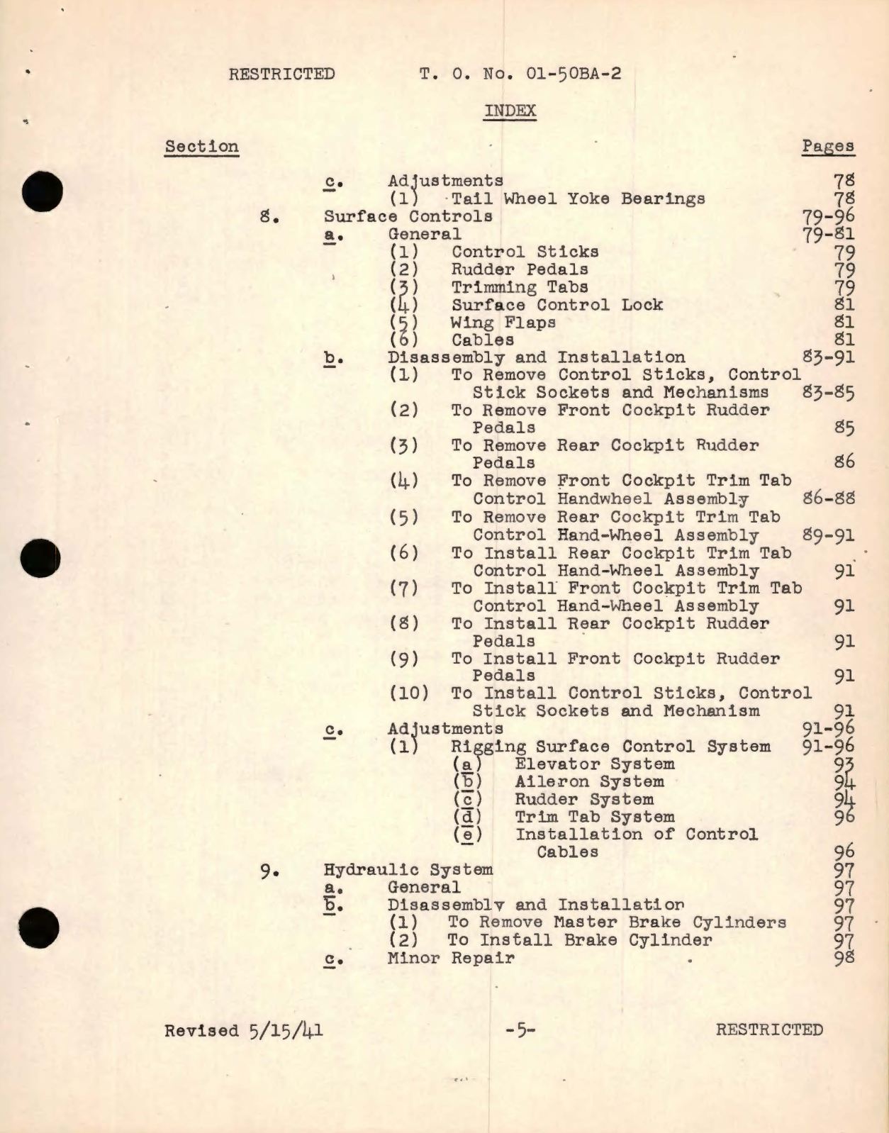 Sample page 7 from AirCorps Library document: Service Instructions for BT-13 Airplane