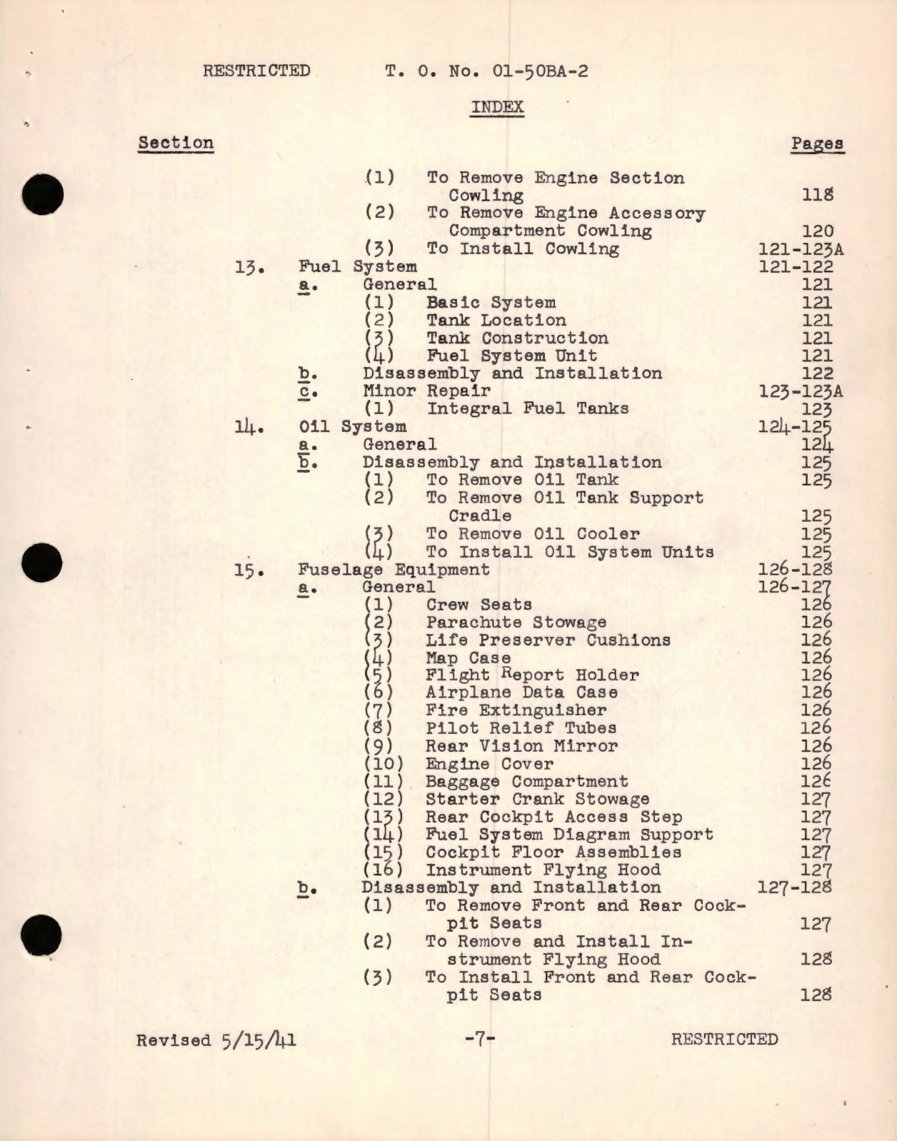 Sample page 9 from AirCorps Library document: Service Instructions for BT-13 Airplane