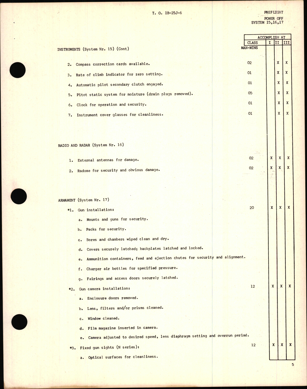 Sample page 9 from AirCorps Library document: Handbook of Inspection Requirements for USAF Model B-25 Aircraft