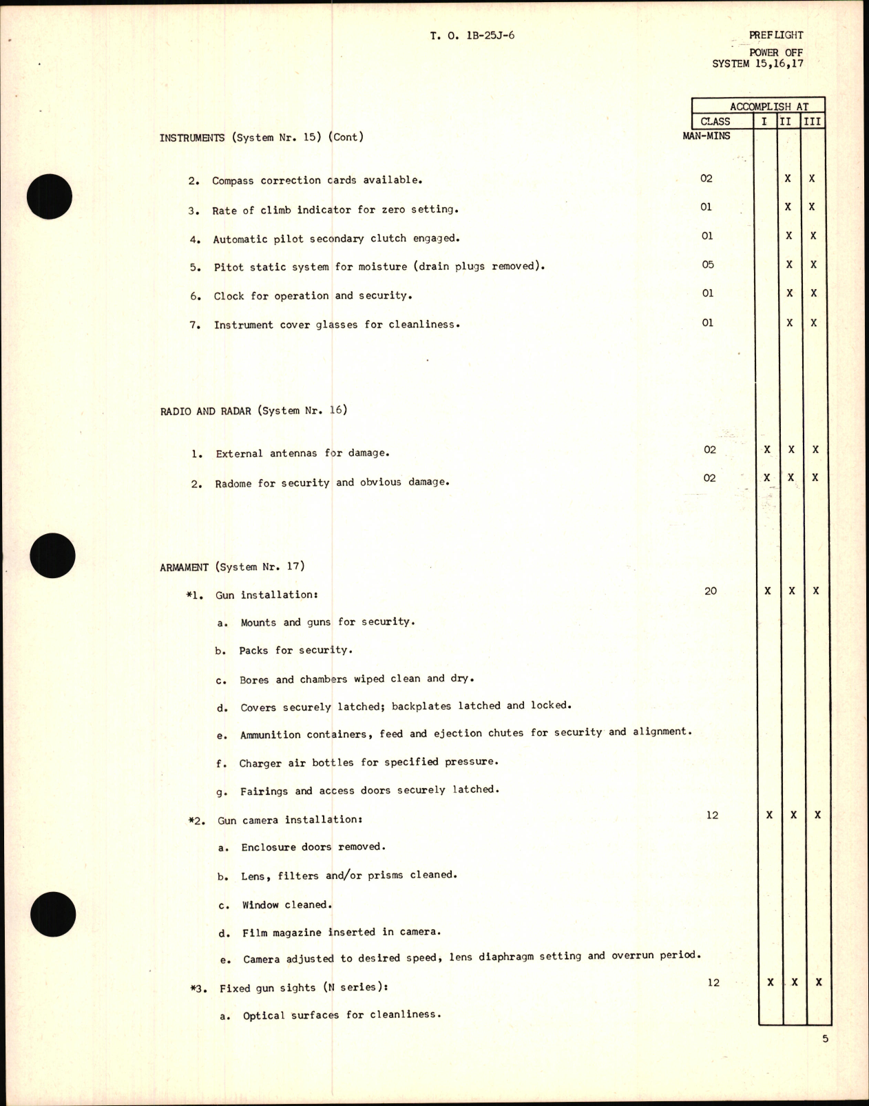 Sample page 9 from AirCorps Library document: Handbook of Inspection Requirements for USAF Model B-25 Aircraft