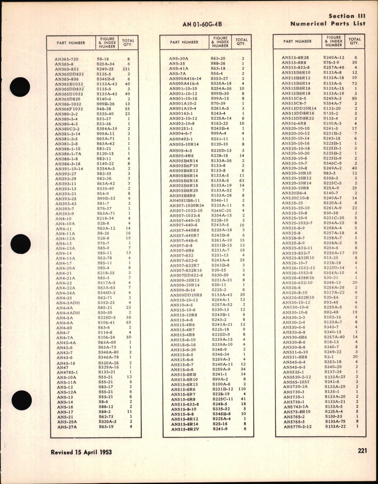 Sample page 7 from AirCorps Library document: Supplemental Parts Catalog for USAF Model TB-25L Aircraft