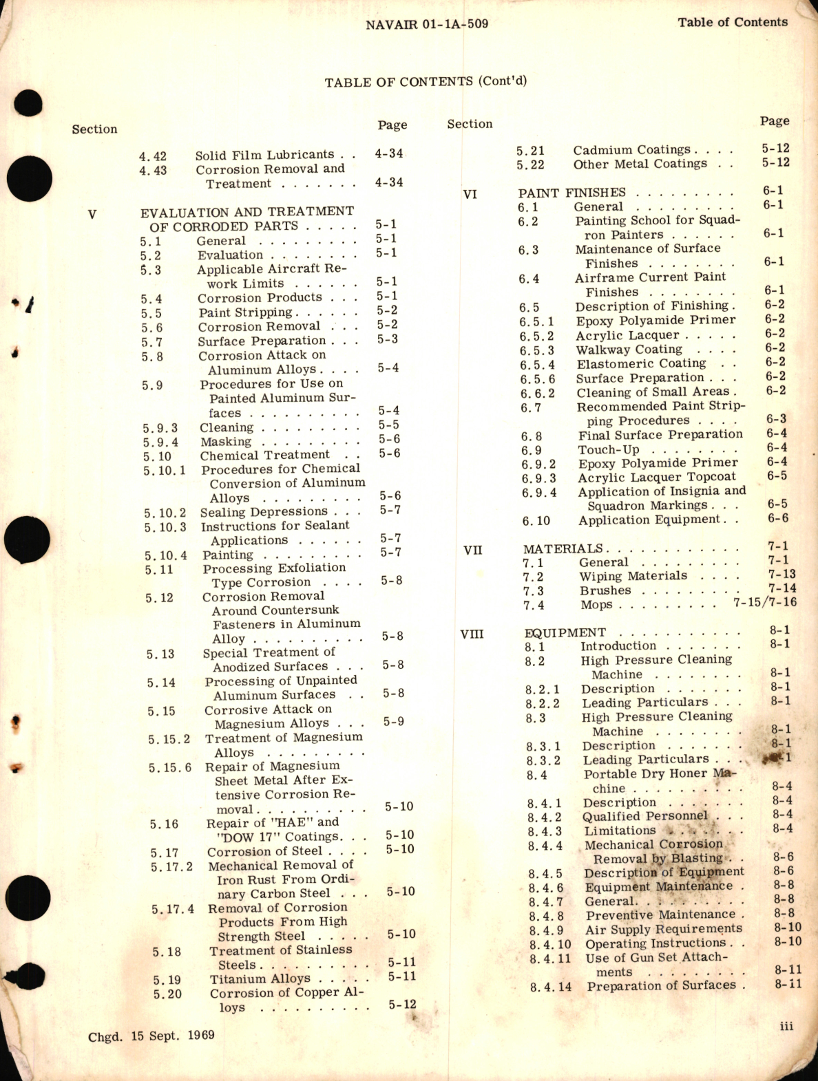 Sample page 5 from AirCorps Library document: Aircraft Cleaning and Corrosion Control for Organizational and Intermediate Maintenance Levels