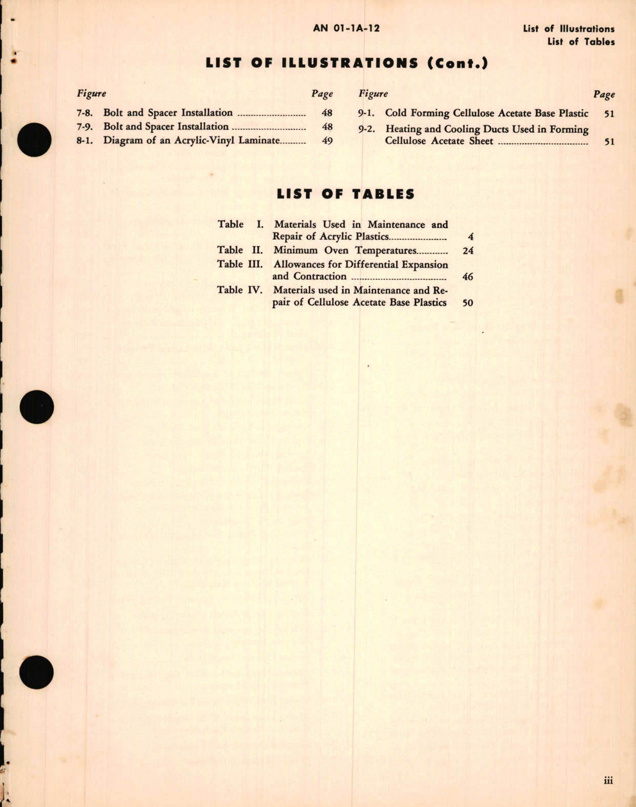 Sample page 9 from AirCorps Library document: Maintenance and Repair of Transparent Plastics