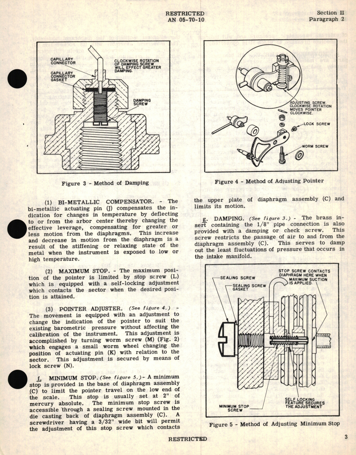 Sample page 7 from AirCorps Library document: Overhaul Instructions for Manifold Pressure Gages Part No. AW-2 /4-25-H  Type No. AN 5770-1