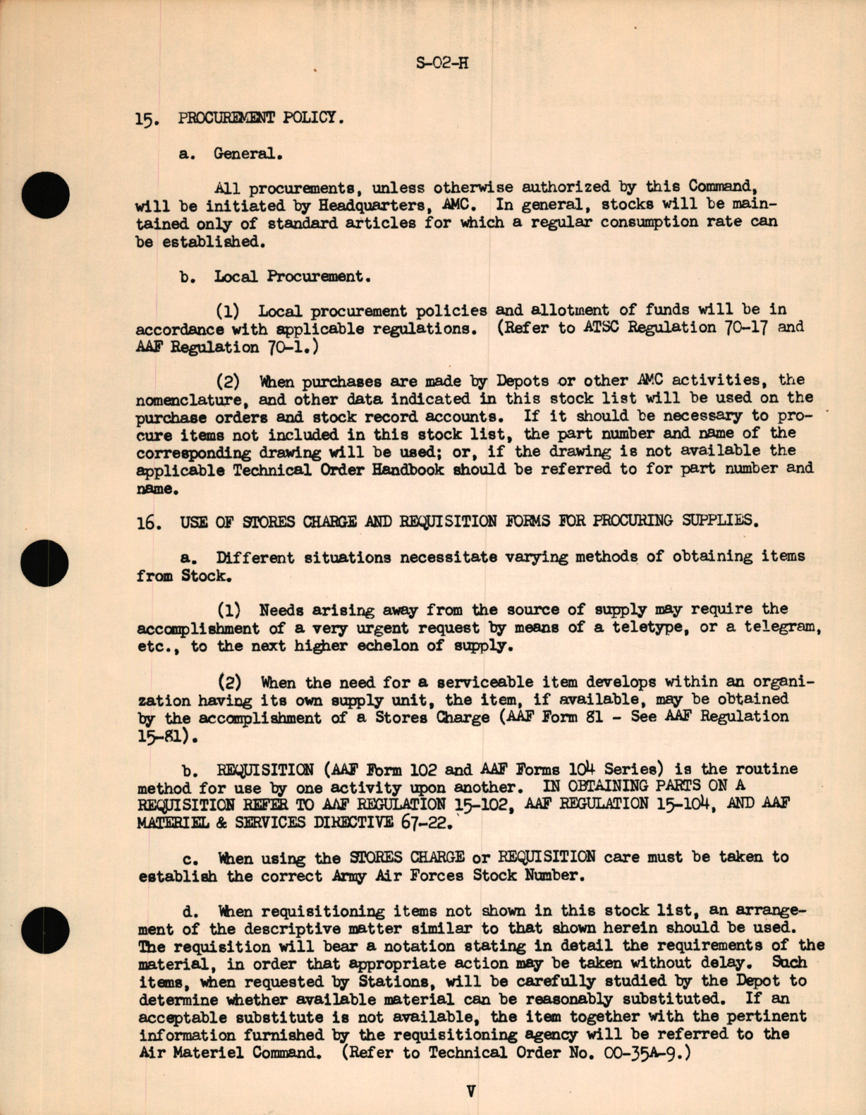 Sample page 7 from AirCorps Library document: Stock List Class 02-H (Code 0235), Parts for Pratt and Whitney Engines