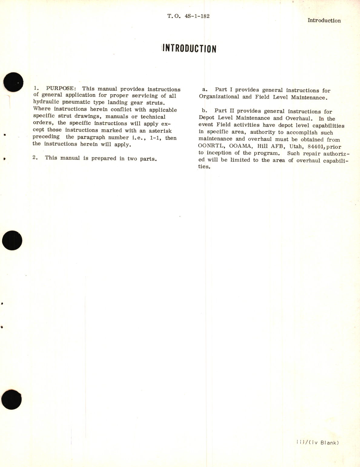 Sample page 5 from AirCorps Library document: General Overhaul and Maintenance Instructions for All Hydraulic-Pneumatic Type Landing Gear Struts