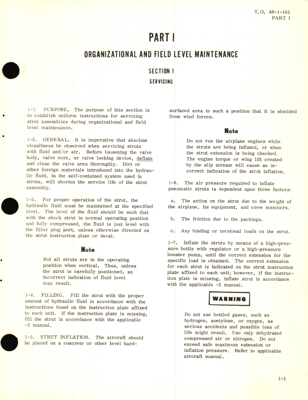 Sample page 7 from AirCorps Library document: General Overhaul and Maintenance Instructions for All Hydraulic-Pneumatic Type Landing Gear Struts