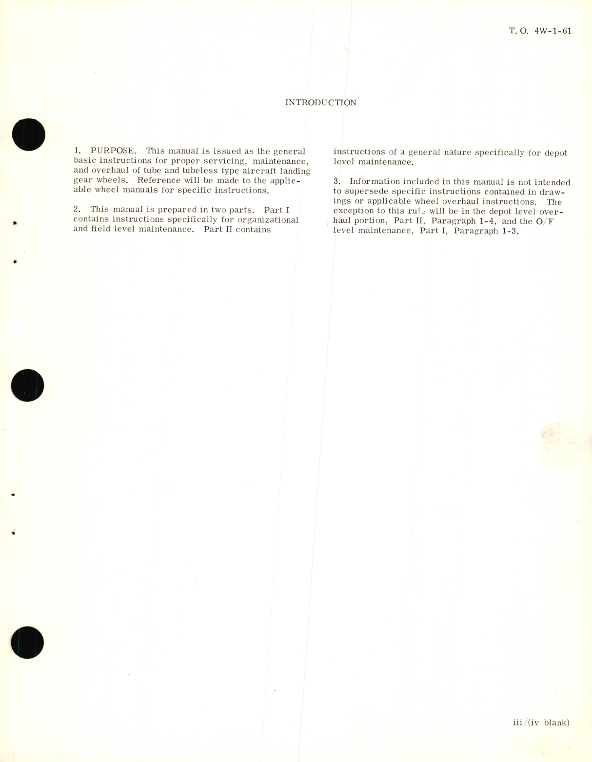 Sample page 5 from AirCorps Library document: Maintenance and Overhaul Instructions for All Type Aircraft Wheels