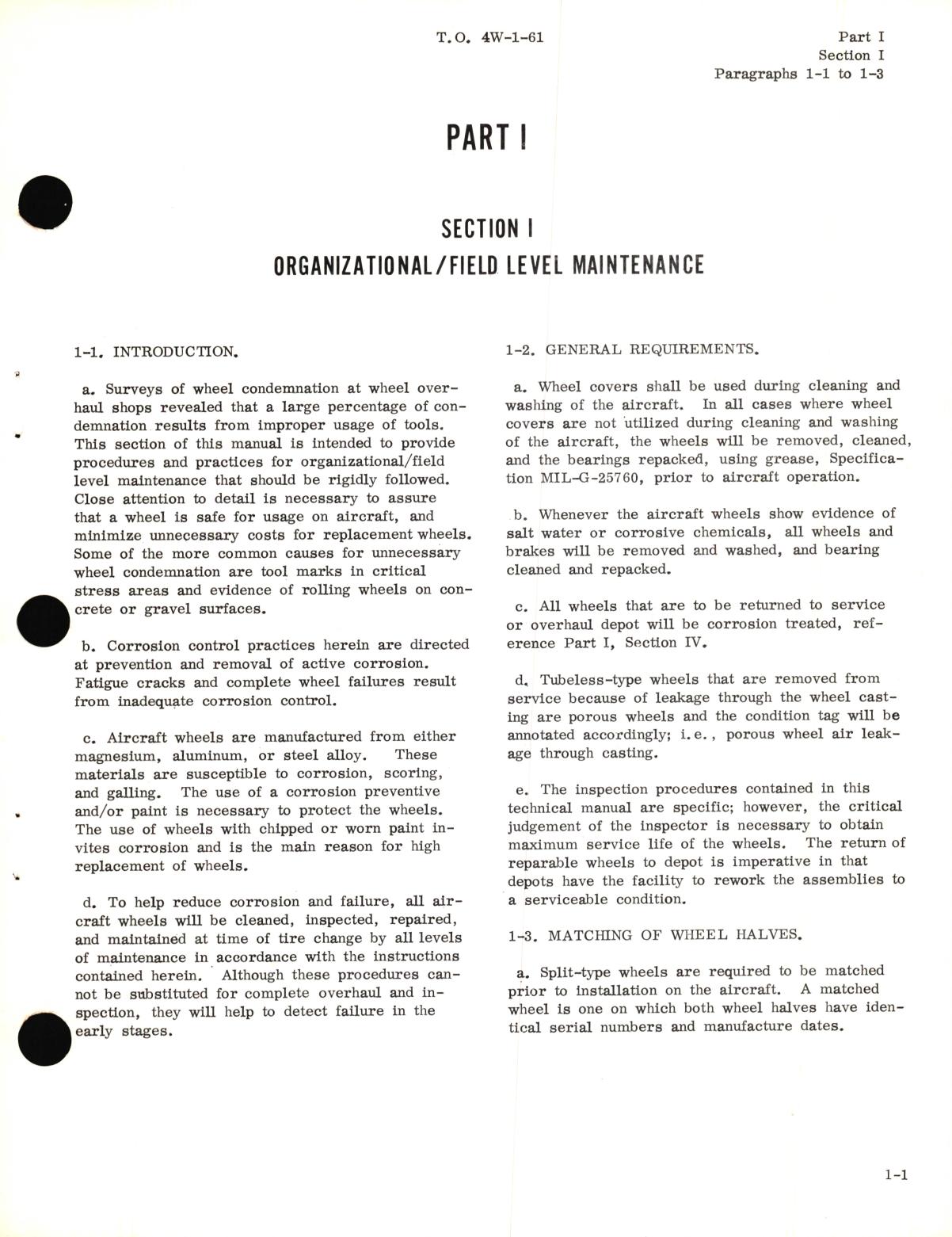 Sample page 7 from AirCorps Library document: Maintenance and Overhaul Instructions for All Type Aircraft Wheels