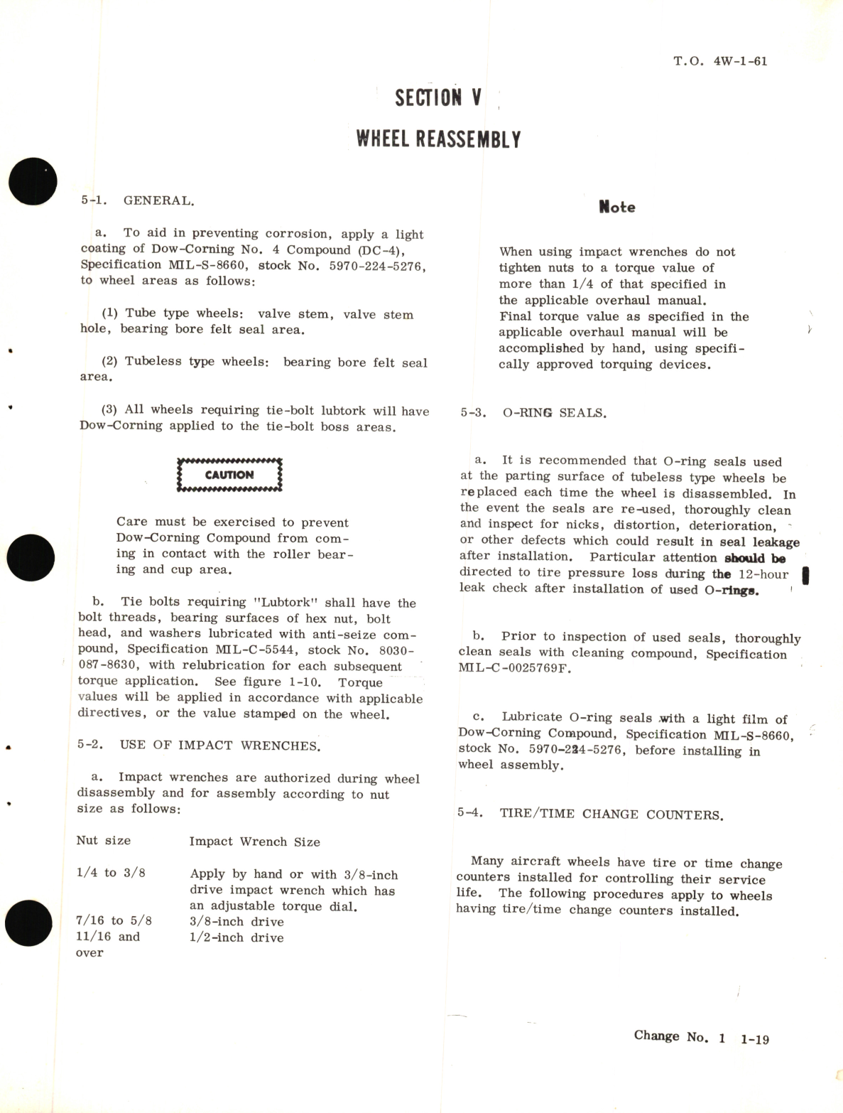 Sample page 7 from AirCorps Library document: Maintenance and Overhaul Instructions for All Type Aircraft Wheels