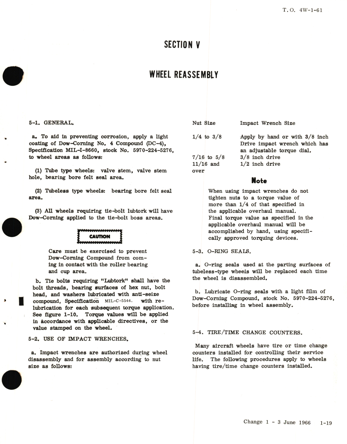 Sample page 5 from AirCorps Library document: Maintenance and Overhaul Instructions for All Type Aircraft Wheels