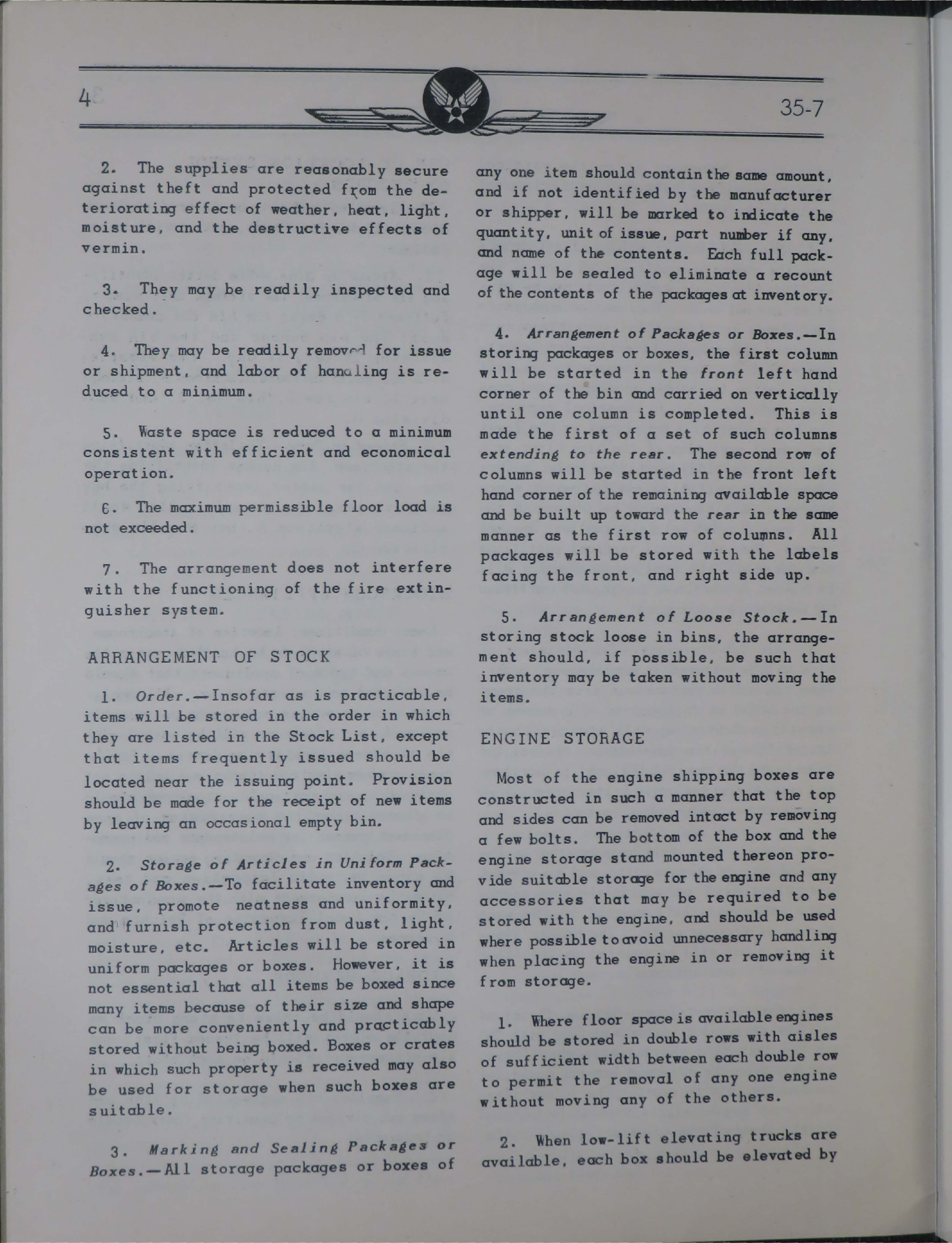 Sample page 8 from AirCorps Library document: Receiving Manual for Depot Supply Section