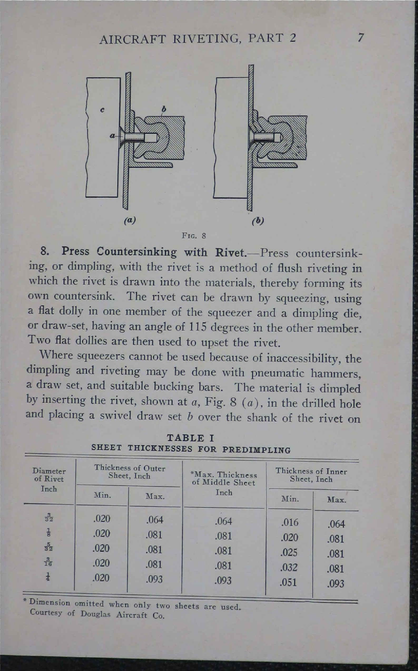Sample page 9 from AirCorps Library document: Aircraft Riveting Part 2 - Bureau of Aeronautics