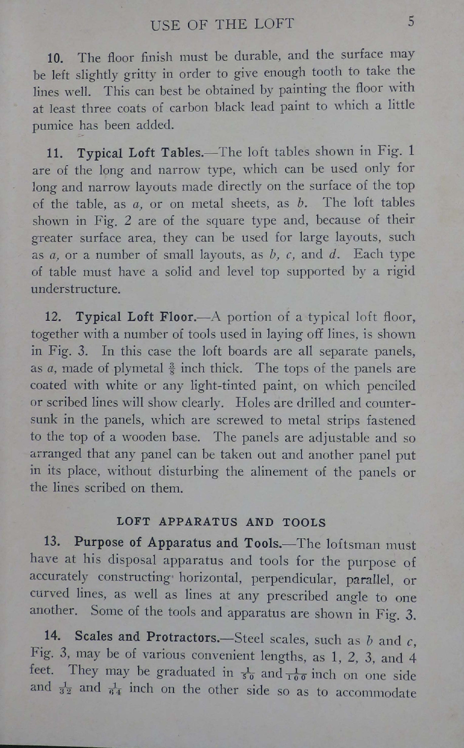 Sample page 7 from AirCorps Library document: Lofting and Layout - Use of the Loft - Bureau of Aeronautics