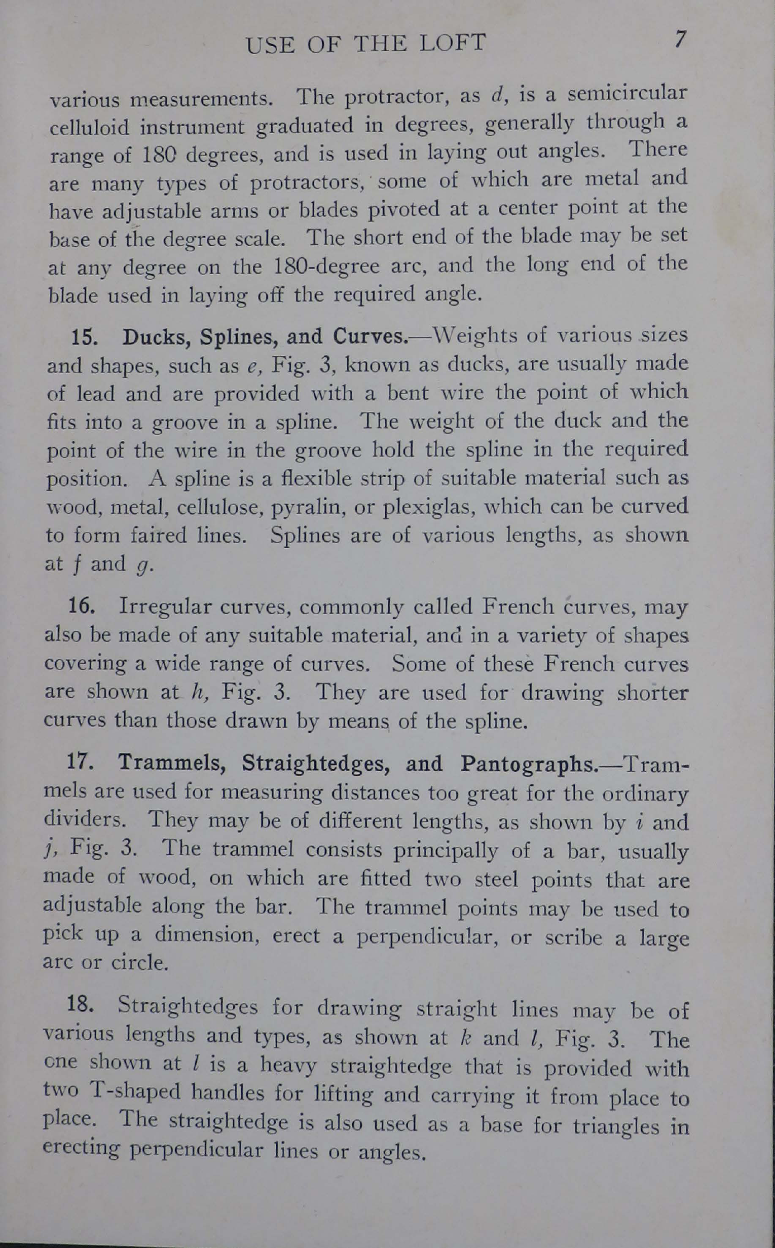 Sample page 9 from AirCorps Library document: Lofting and Layout - Use of the Loft - Bureau of Aeronautics